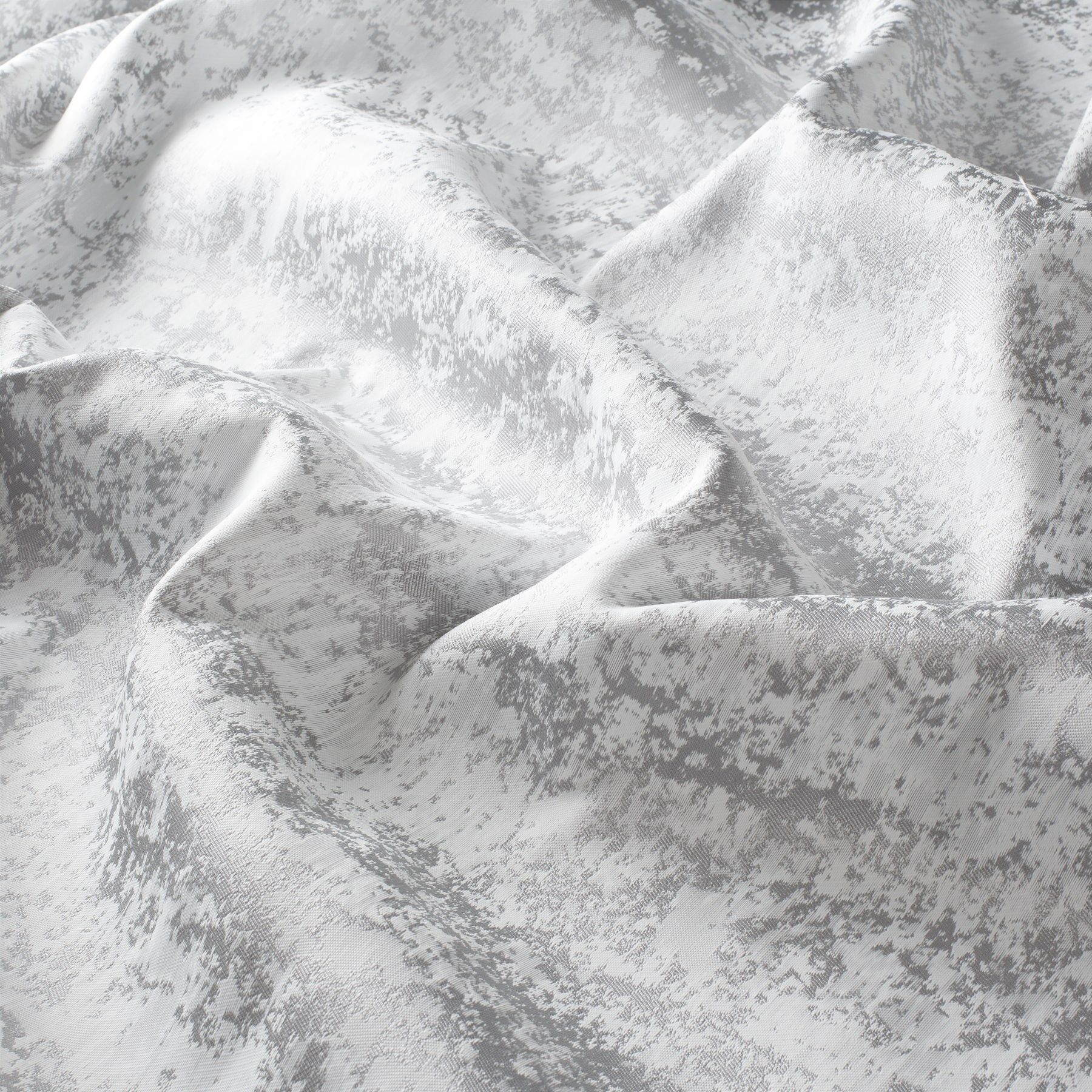 9 7731 091 Salemi Jab Vorhangstoff Meterware Gemustert Grau Weiss