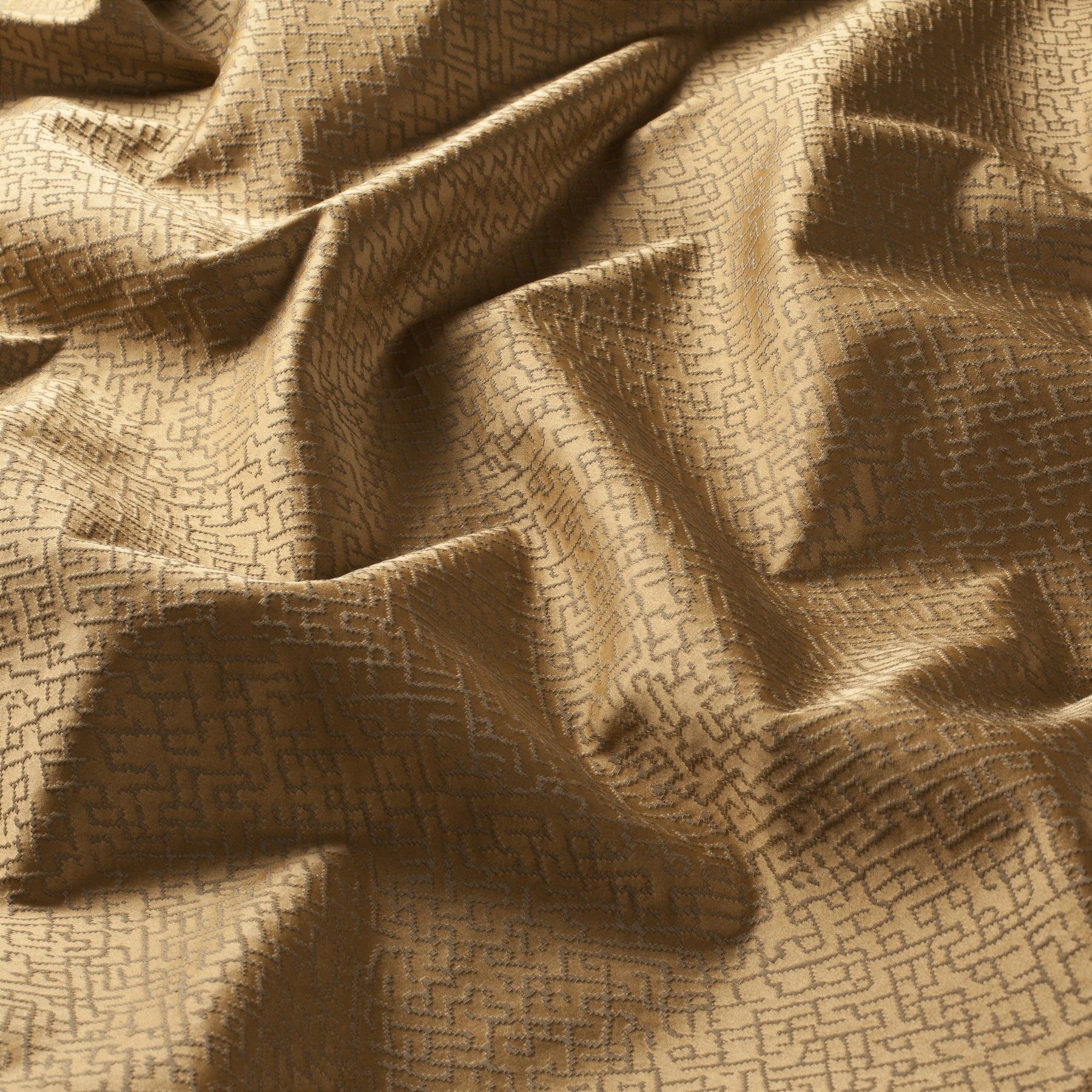 9 7797 041 Nador Jab Vorhangstoff Meterware Gemustert Gelb