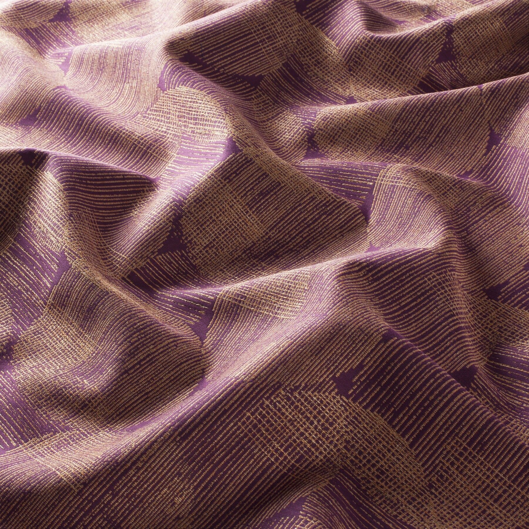 9 7886 081 Urban Groove Jab Vorhangstoff Meterware Gemustert Lila