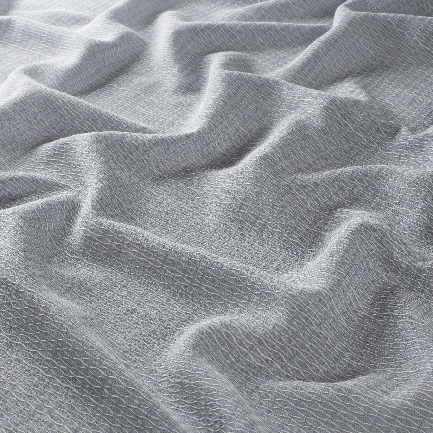 Ca1744 050 Into The Light Jab Vorhangstoff Meterware Gemustert Blau