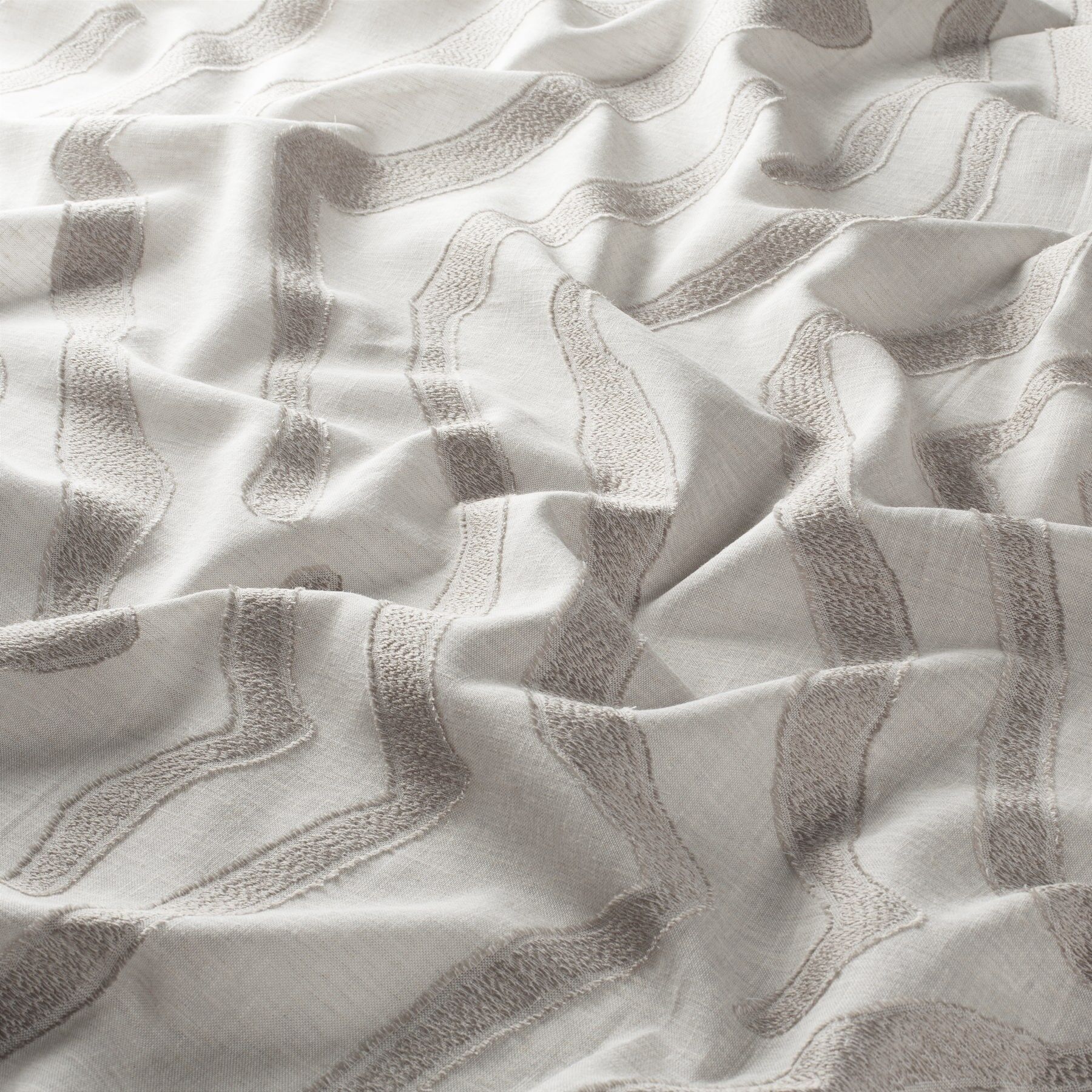 Ca1777 091 Wild Poetry Jab Vorhangstoff Meterware Gemustert Grau