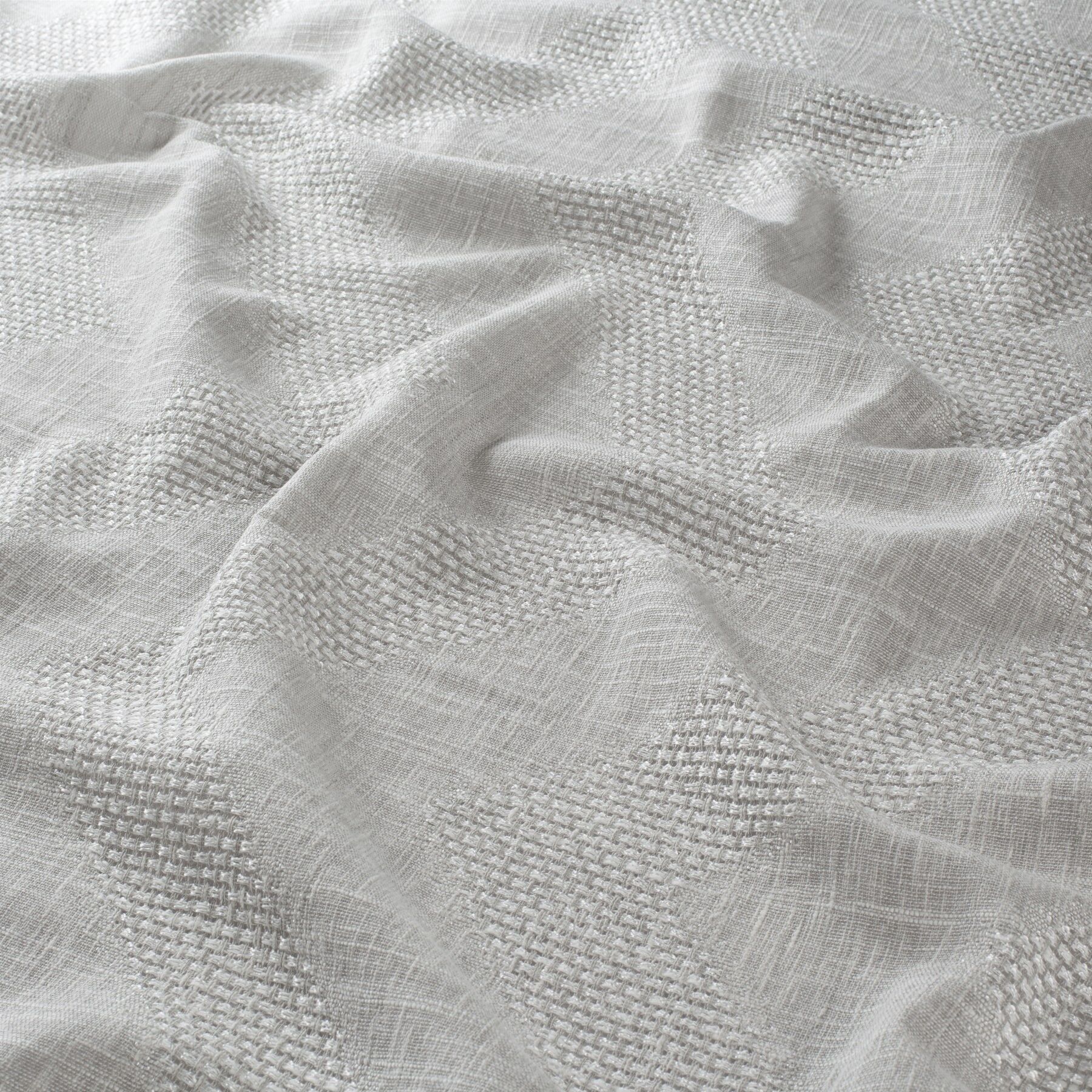 Ch3150 091 Facette Jab Vorhangstoff Meterware Gemustert Grau