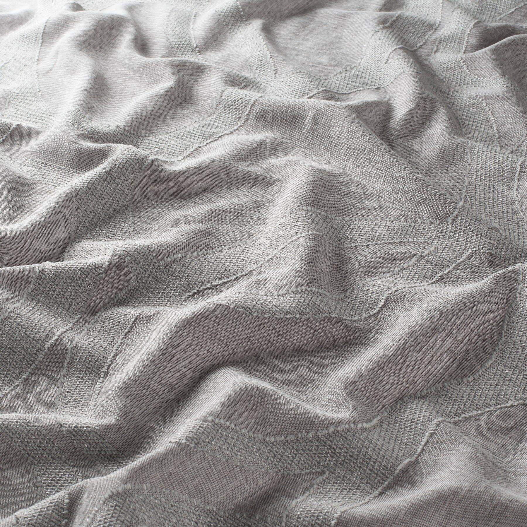 Ch3202 091 Lovers Rock Jab Vorhangstoff Meterware Gemustert Grau