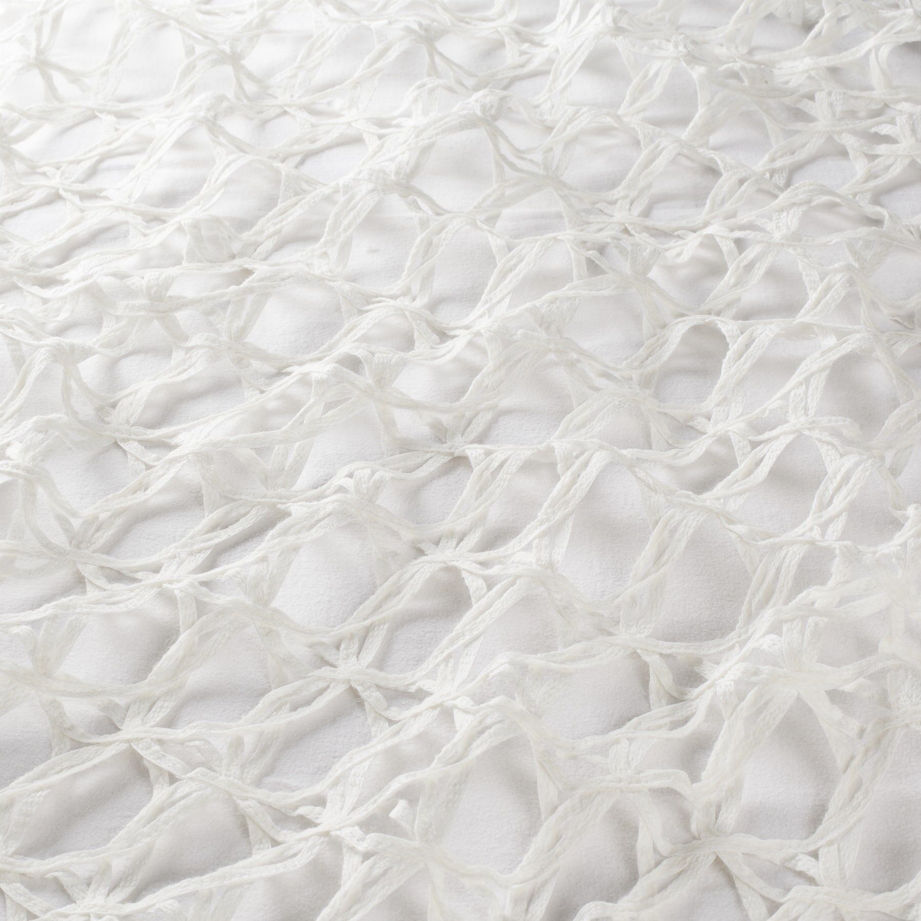 Ch3213 090 Splendid Jab Vorhangstoff Meterware Gemustert Weiss