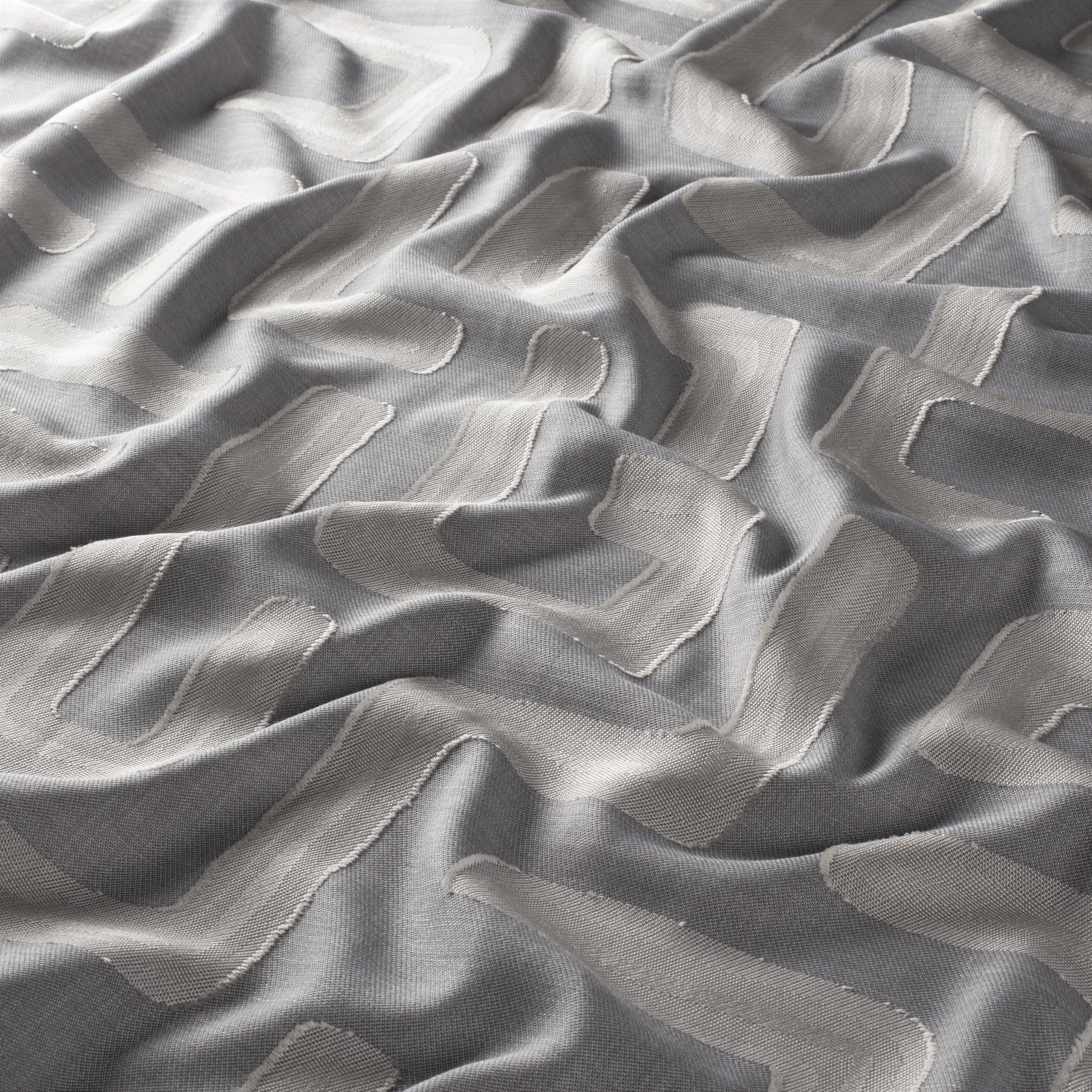 Gs1009 092 Unit Jab Vorhangstoff Meterware Gemustert Grau Gs1009 092 Unit Jab Vorhangstoff Meterware Gemustert Grau