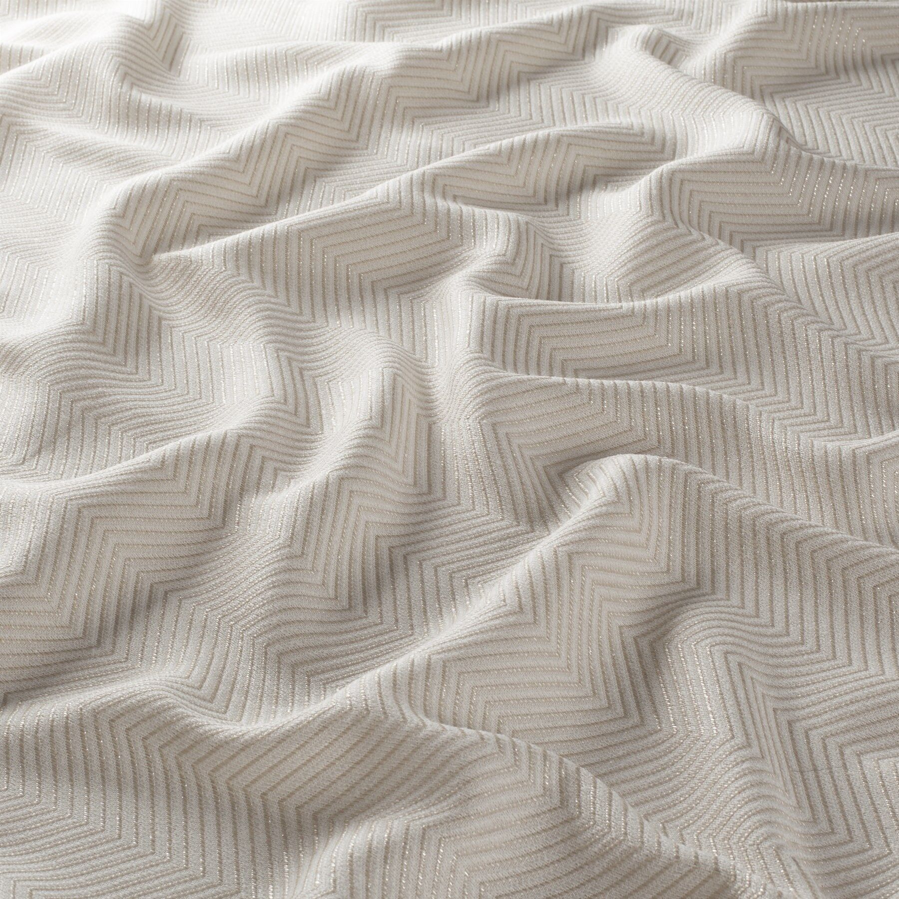 Ja6146 070 Shimmer Jab Vorhangstoff Meterware Gemustert Beige