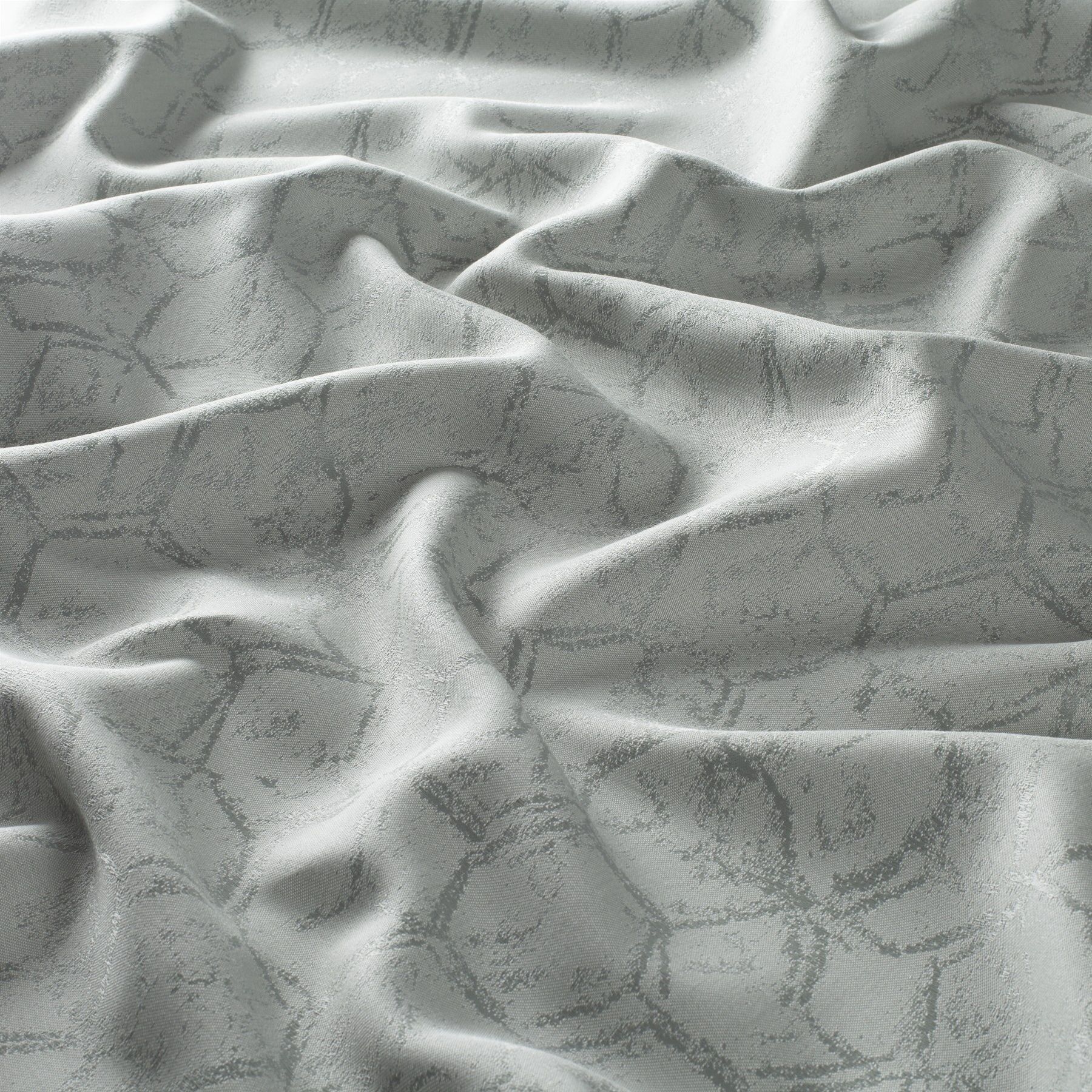 Ja7006 050 Fair Jab Vorhangstoff Meterware Gemustert Blau Grau