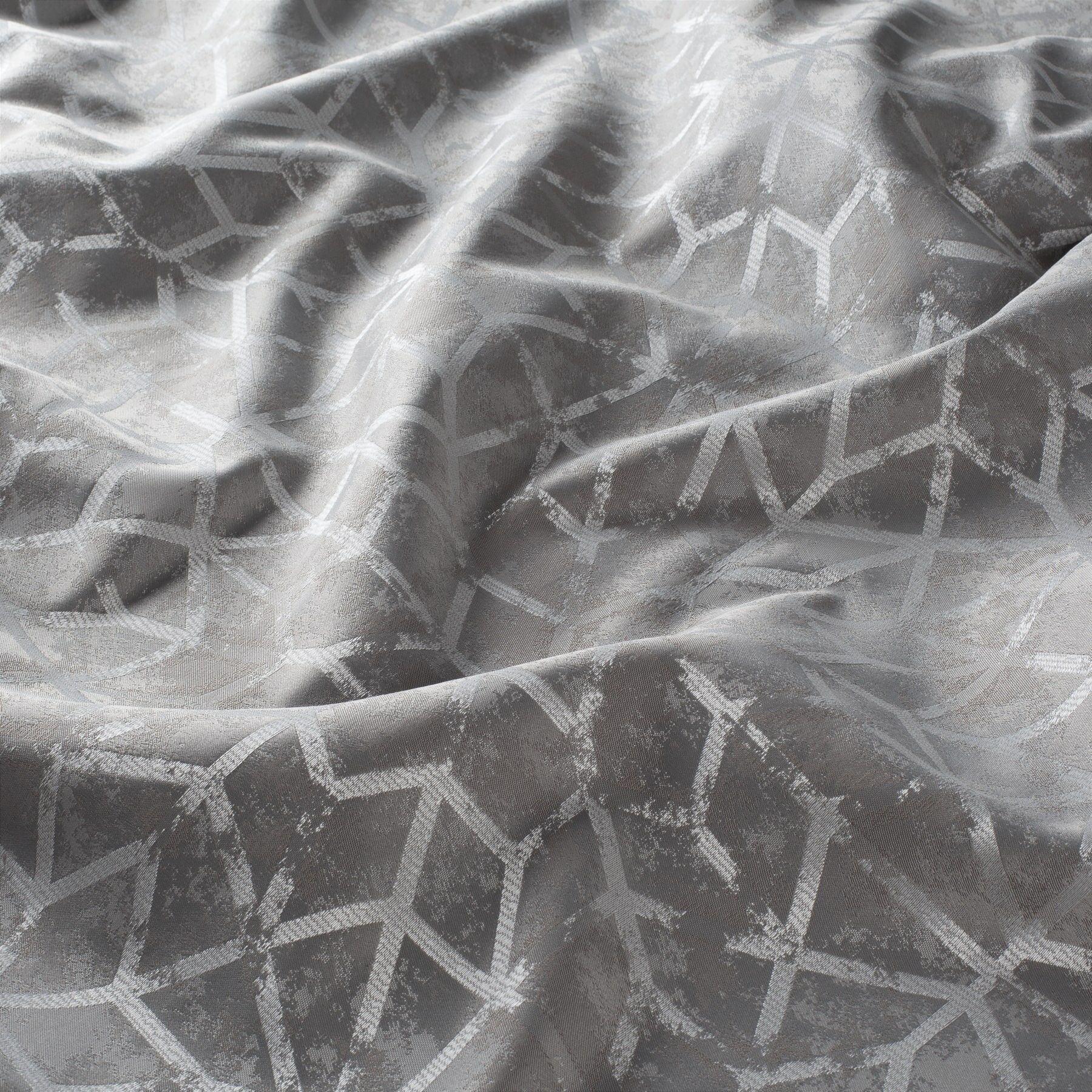 Ja7013 091 Rodrigo Jab Vorhangstoff Meterware Gemustert Grau