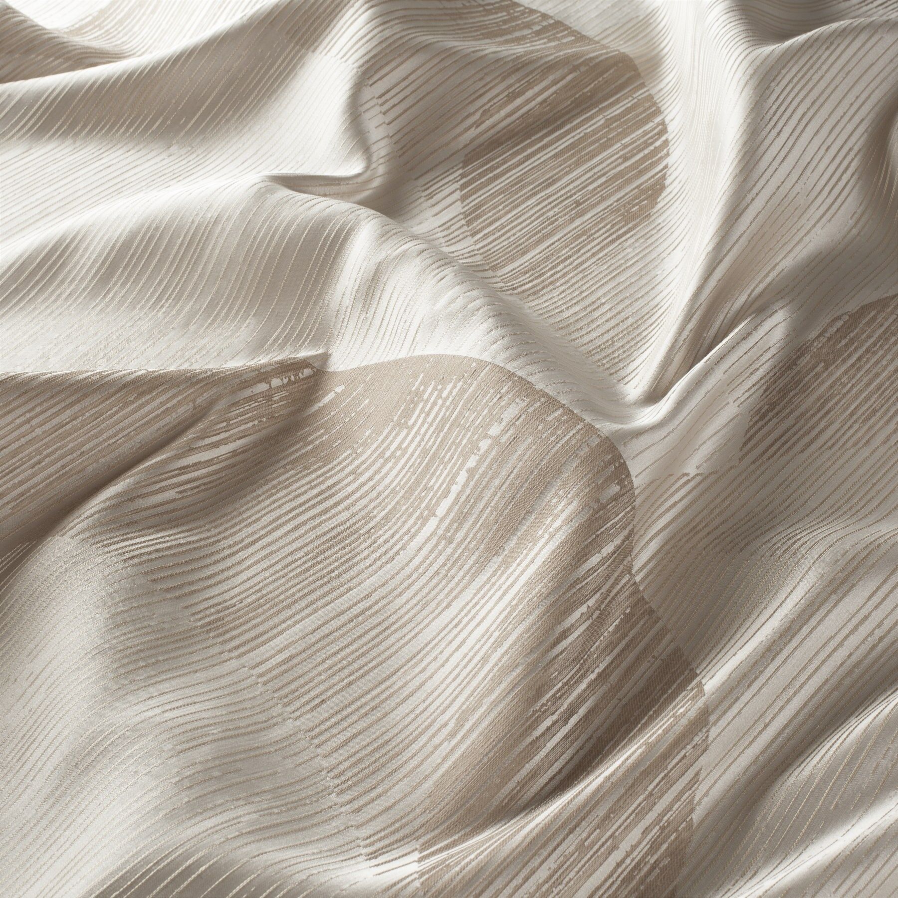 Ja7053 070 Circolo Jab Vorhangstoff Meterware Gemustert Beige