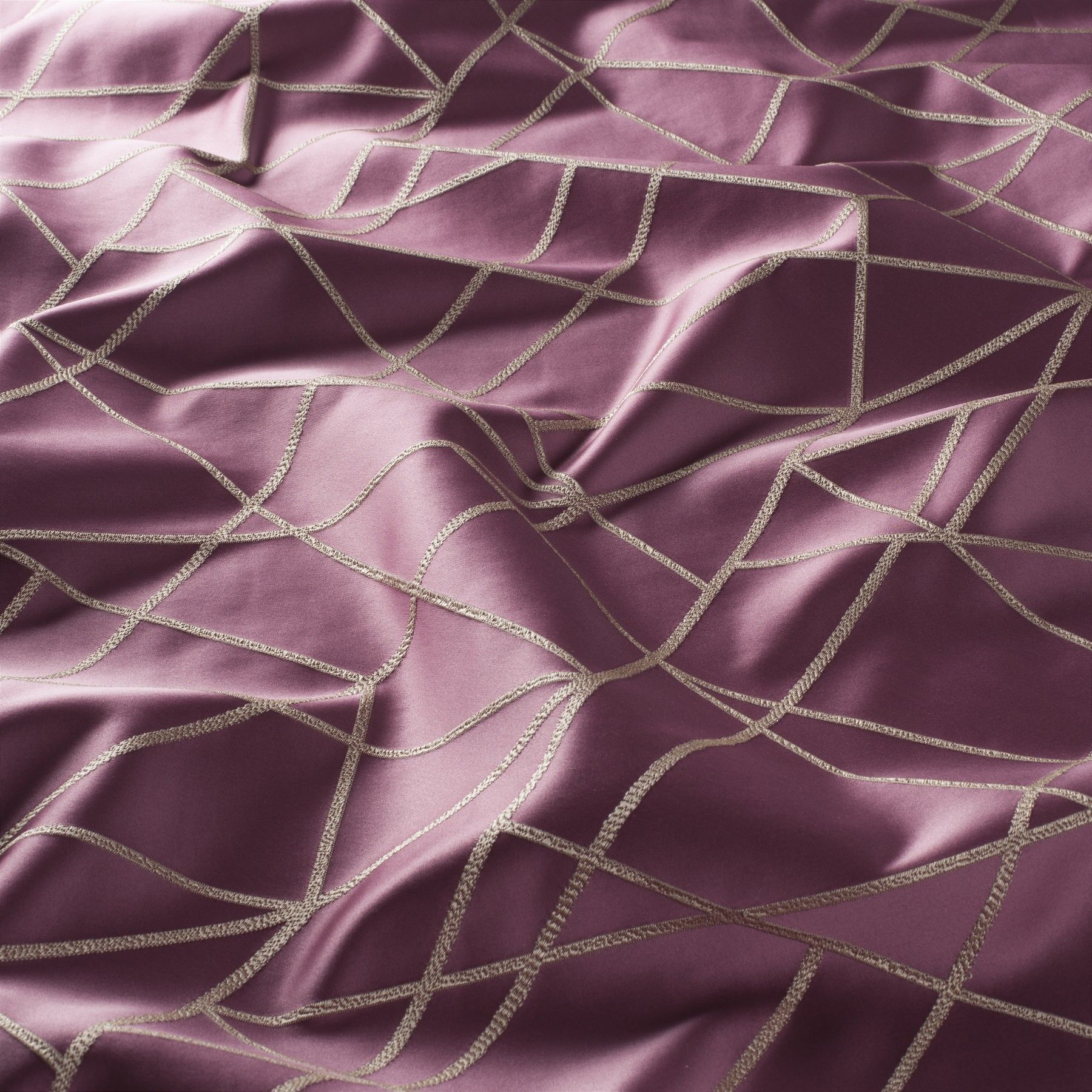 Ja7116 061 Alessio Jab Vorhangstoff Meterware Gemustert Lila