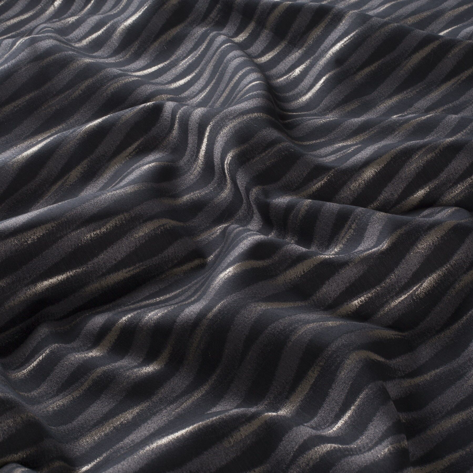 8 1882 099 Vector Jab Vorhangstoff Meterware Gemustert Schwarz