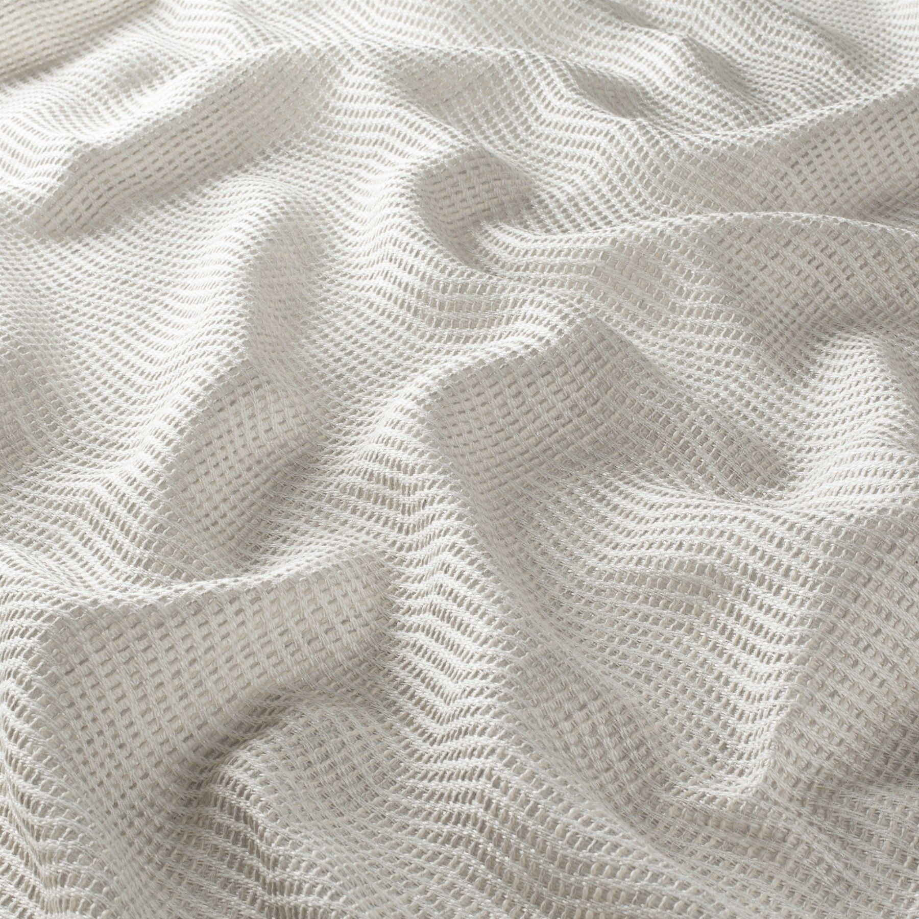 Ca1783 091 Calm Beauty Jab Vorhangstoff Meterware Gemustert Weiss Creme