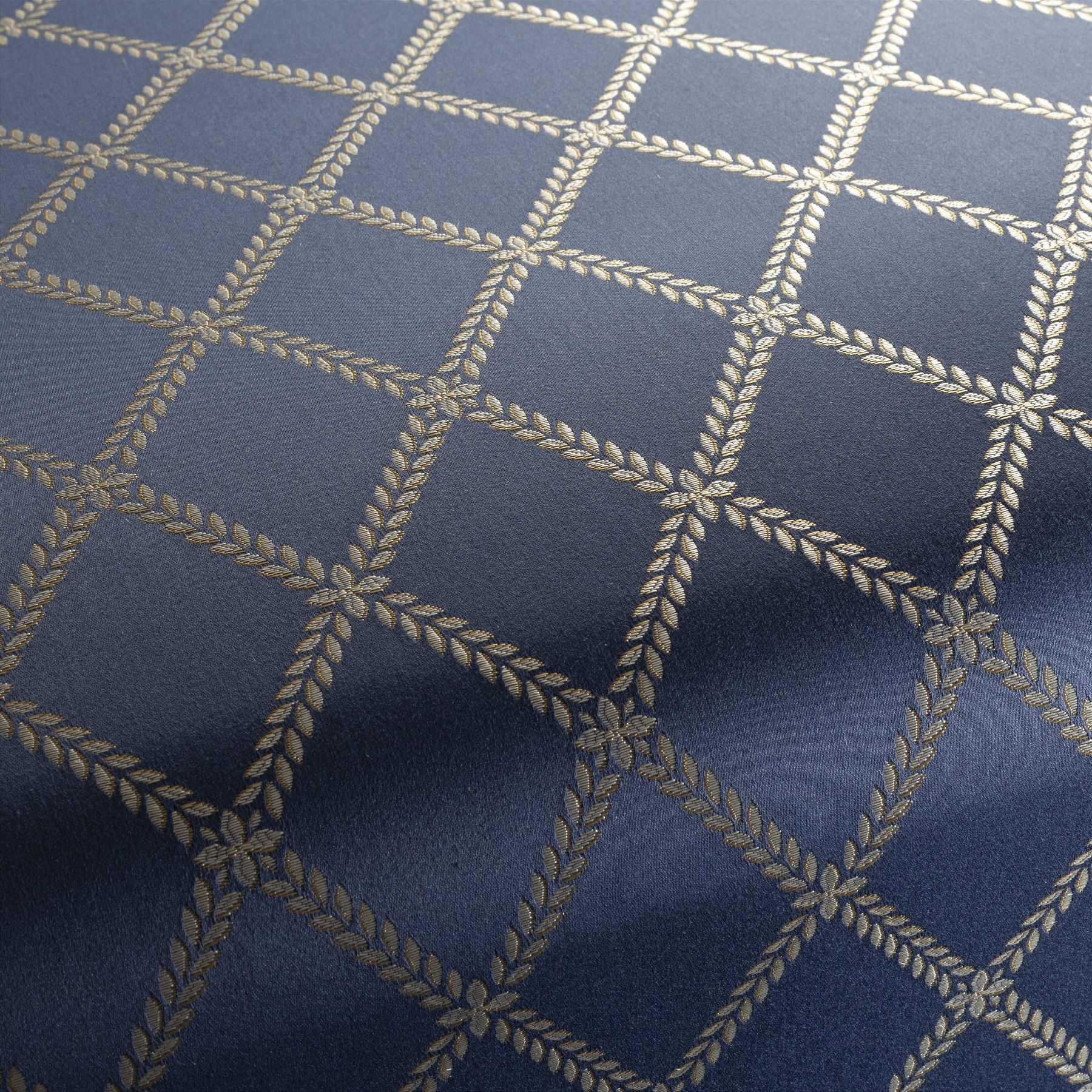 Ja2019 051 Louvre Franzoesische Moebelstoffe Stoffe Gemustert Blau