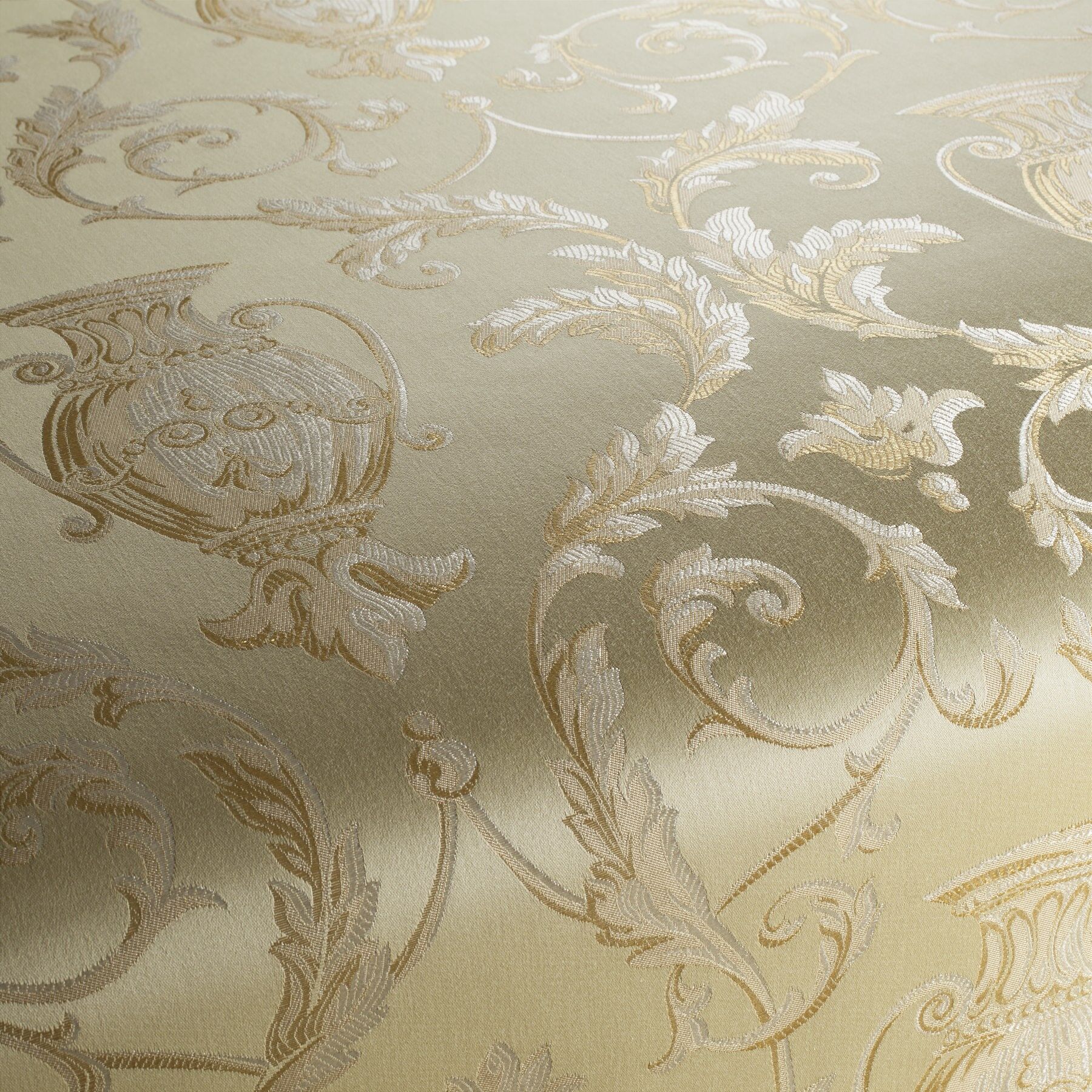 Ja2020 030 Palais Royal Vol. 2 Franzoesische Polsterstoffe Gelb Gruen