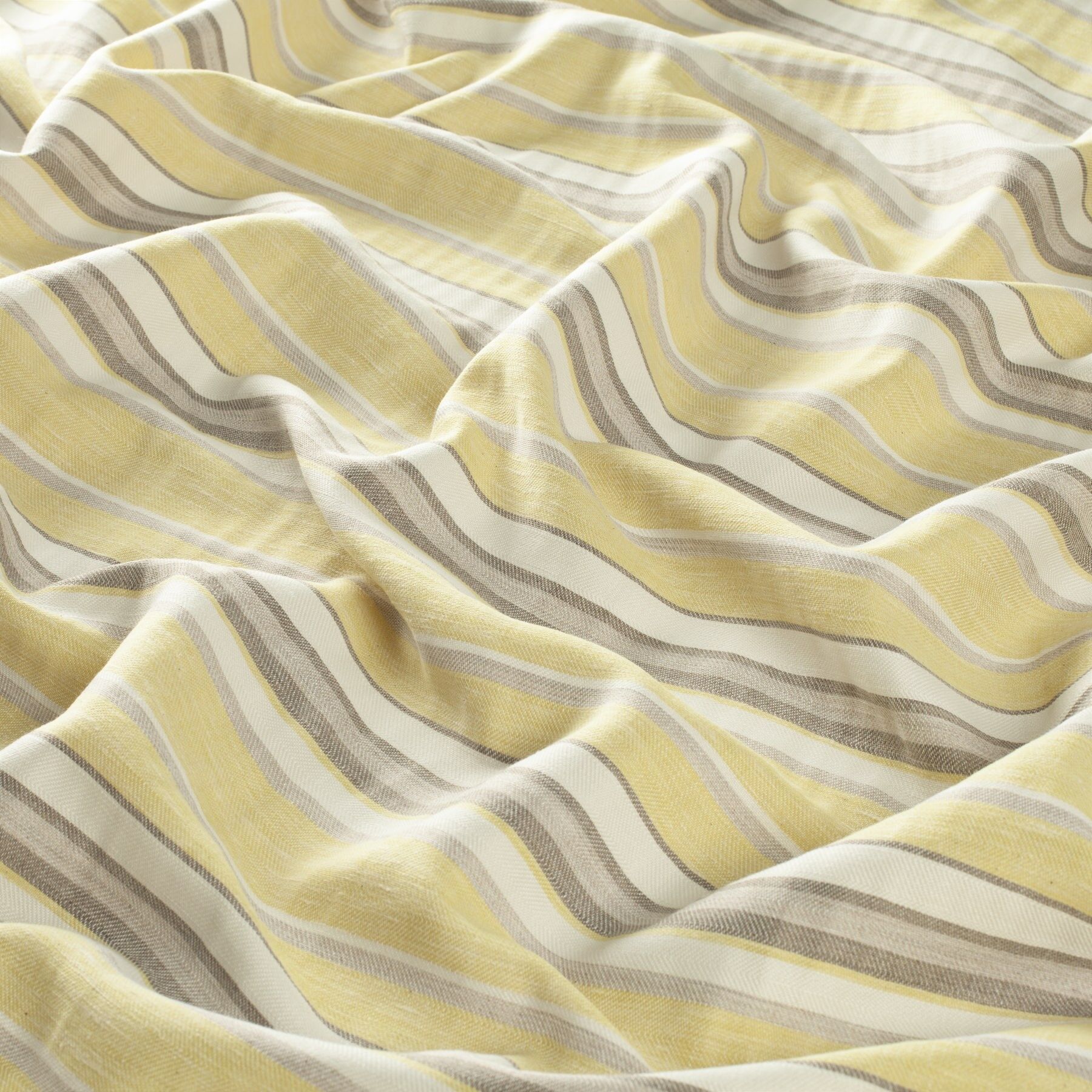 8 1871 032 Bendix Stripe Jab Vorhangstoff Meterware Gestreift Gelb