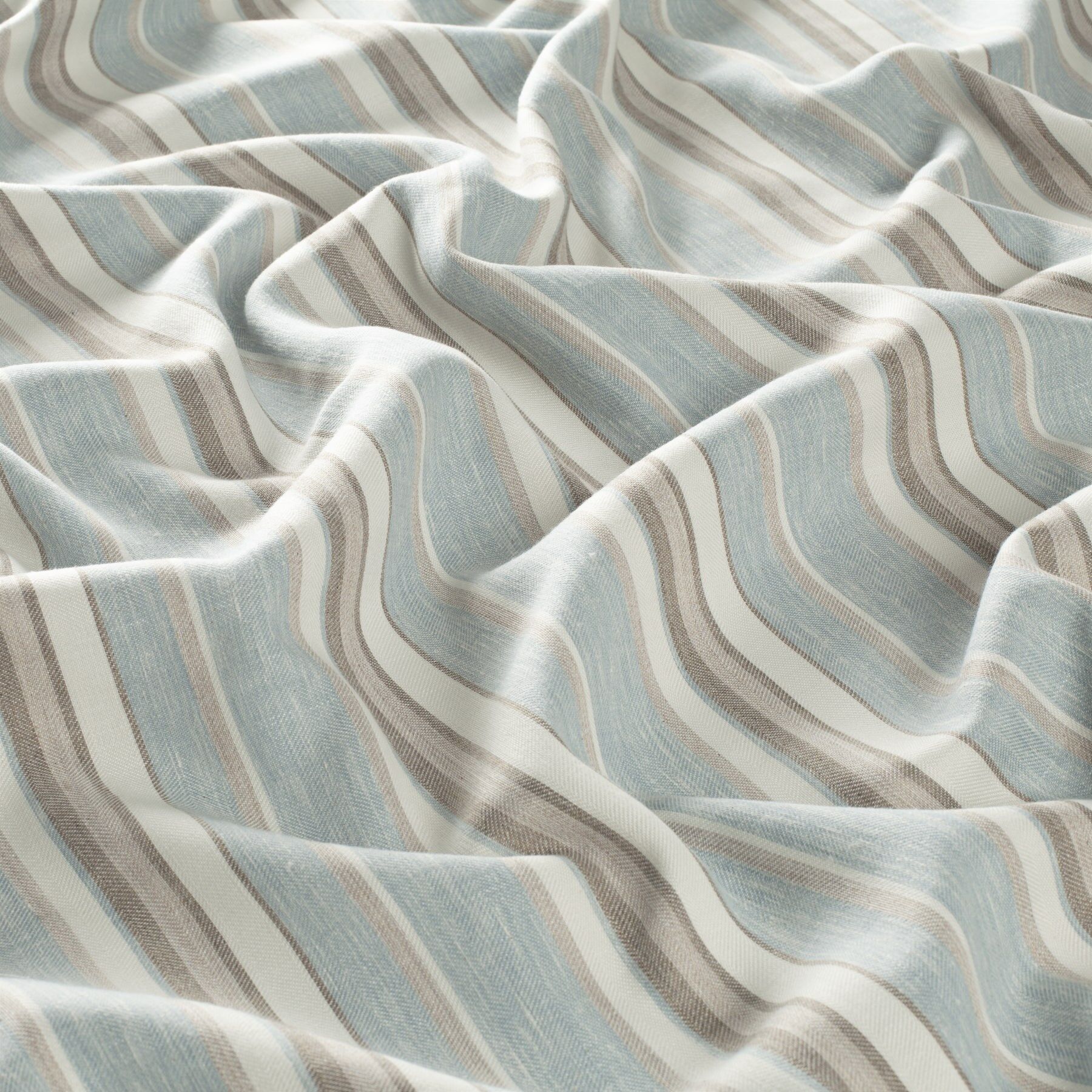 8 1871 050 Bendix Stripe Jab Vorhangstoff Meterware Gestreift Blau