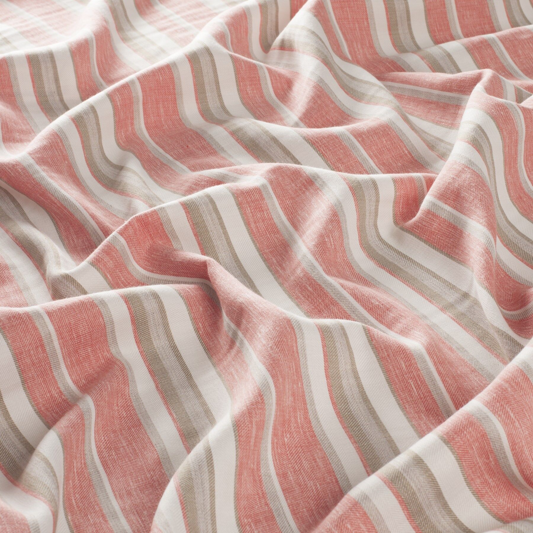 8 1871 061 Bendix Stripe Jab Vorhangstoff Meterware Gestreift Orange