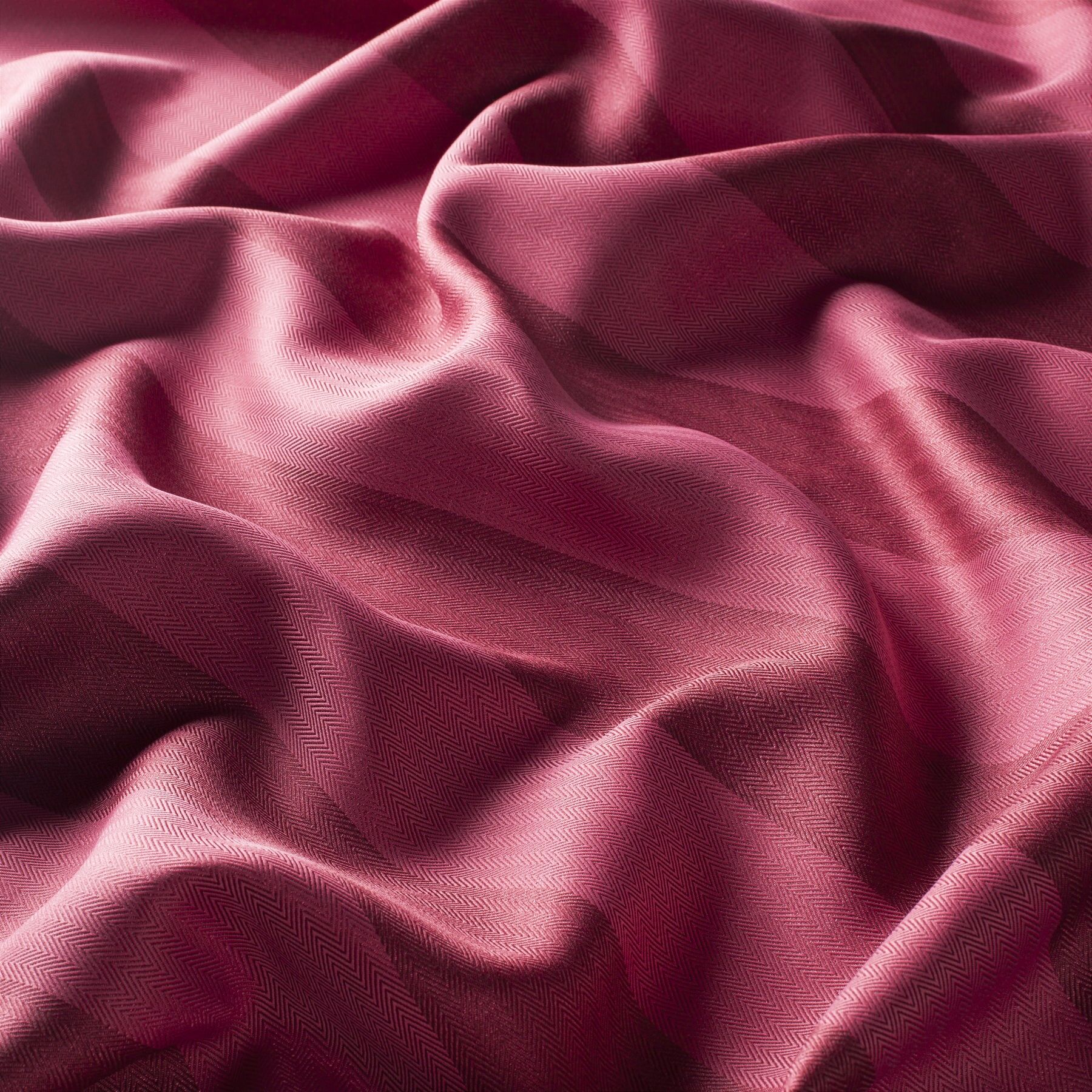 8 8034 013 Nightline Fr Jab Vorhangstoff Meterware Gestreift Rot