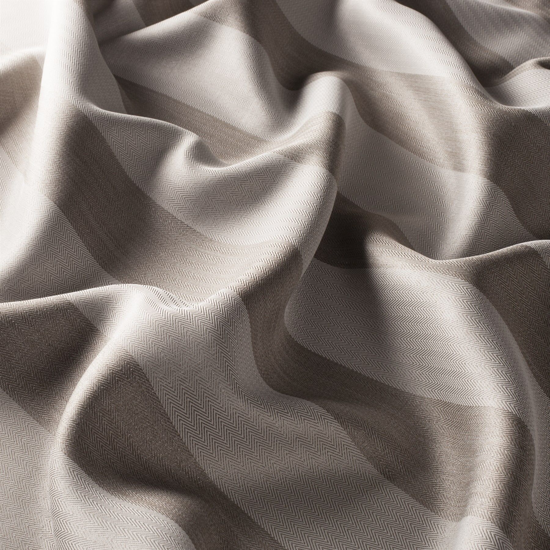 8 8034 022 Nightline Fr Jab Vorhangstoff Meterware Gestreift Braun