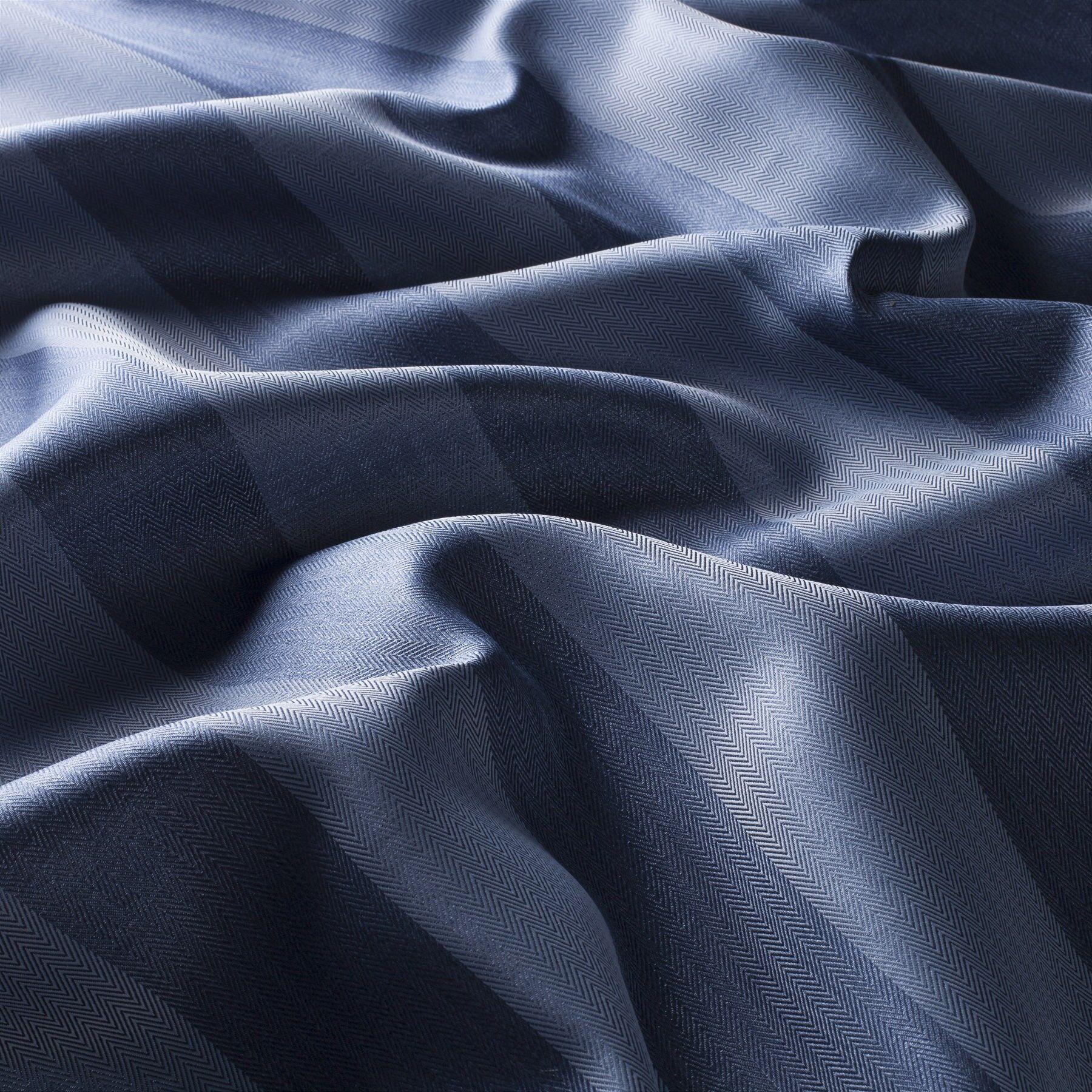 8 8034 050 Nightline Fr Jab Vorhangstoff Meterware Gestreift Blau