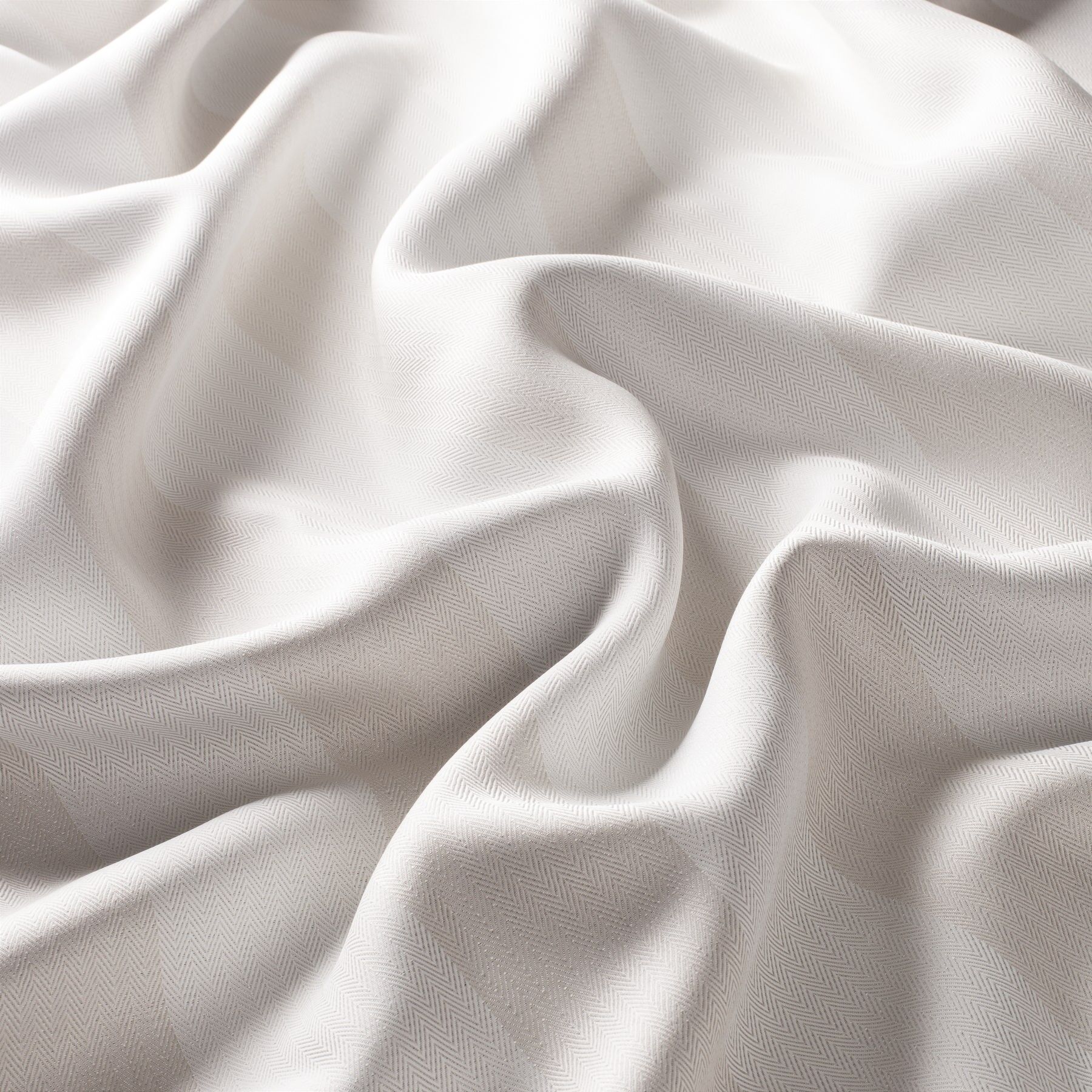 8 8034 070 Nightline Fr Jab Vorhangstoff Meterware Gestreift Creme Weiss