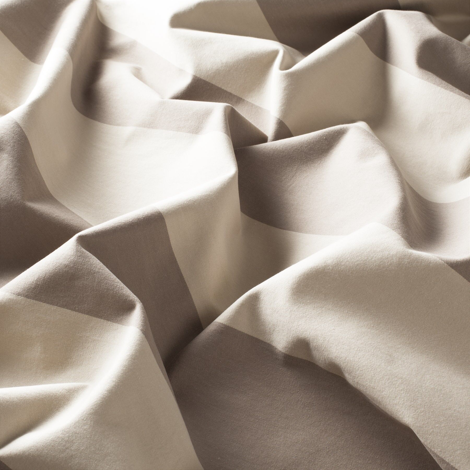 9 7700 020 Stardust Jab Vorhangstoff Meterware Gestreift Braun