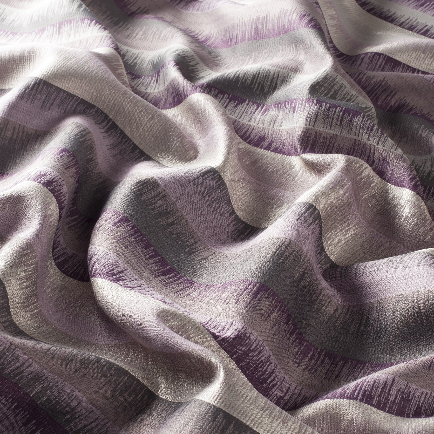 9 7782 080 Bilbao Jab Vorhangstoff Meterware Gestreift Lila