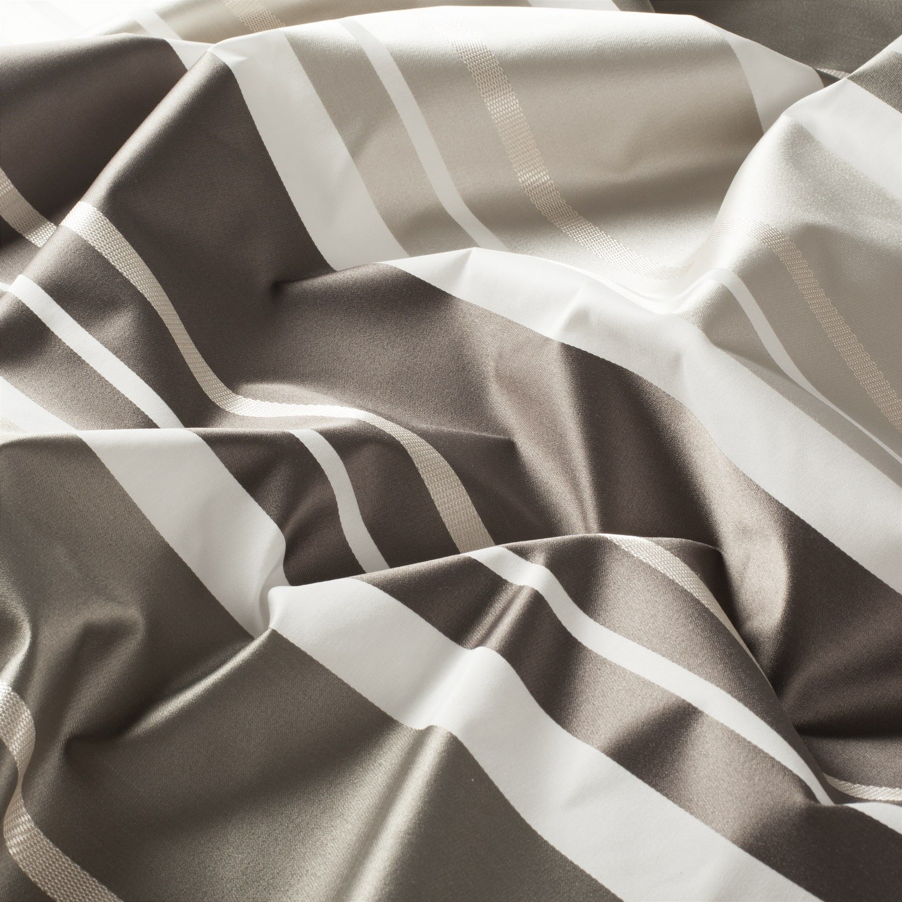 9 7830 020 Legato Jab Vorhangstoff Meterware Gestreift Braun