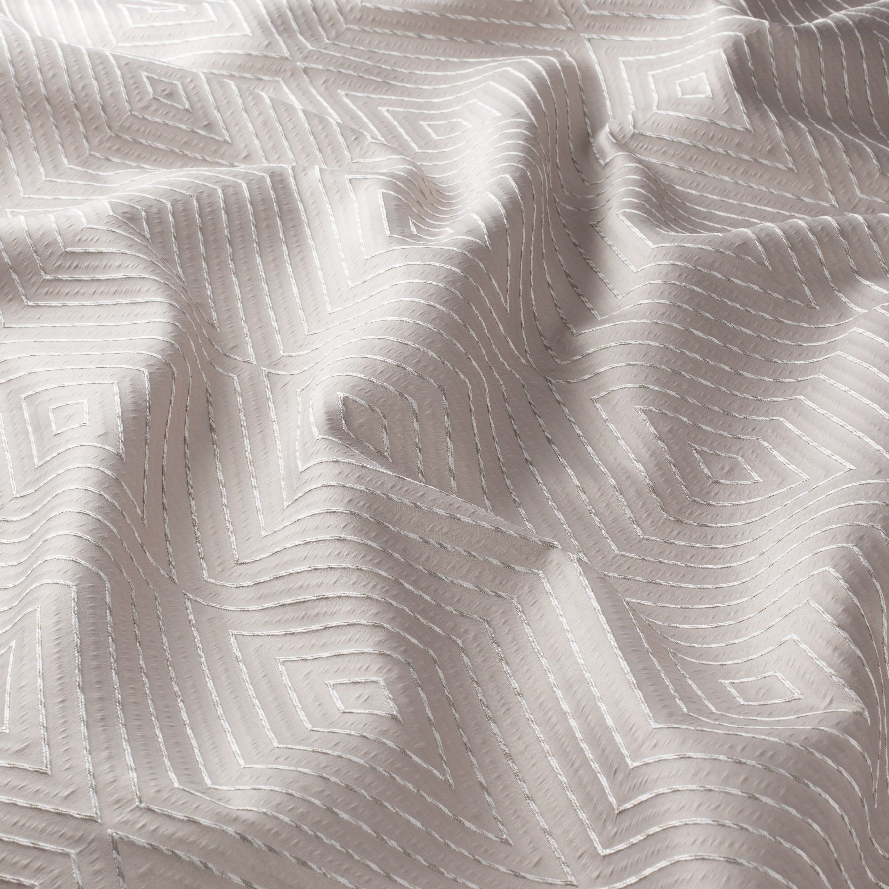 Ja7131 061 Outlines Jab Vorhangstoff Meterware Gemustert Rosa