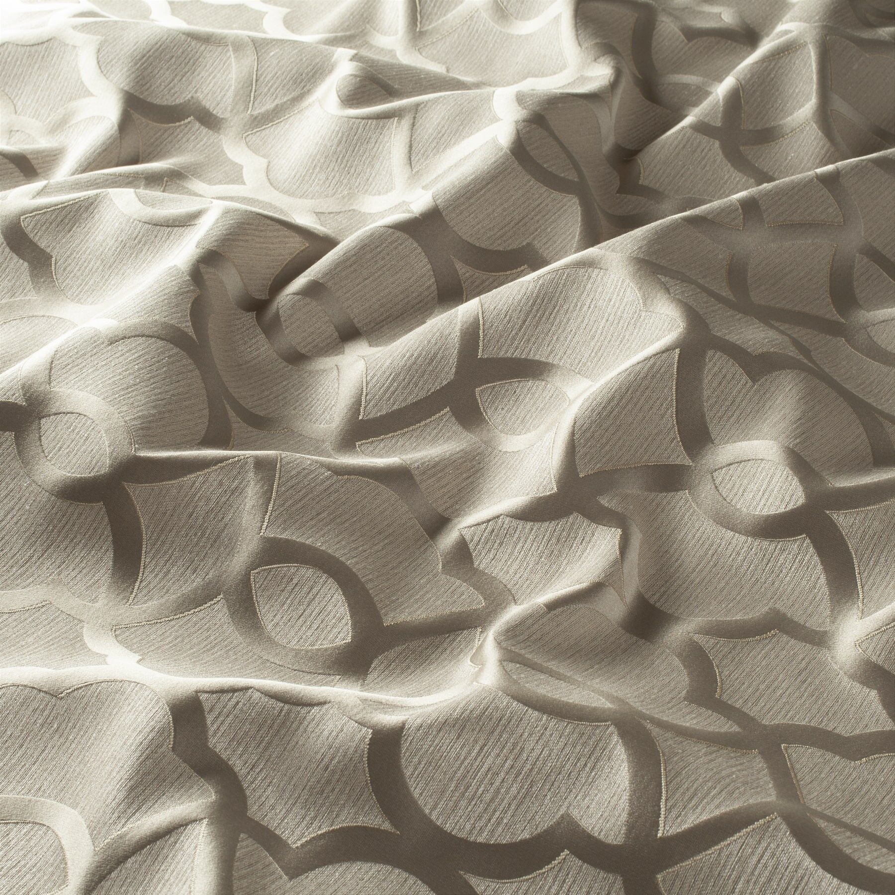 Ja7143 030 Trellis Jab Vorhangstoff Meterware Gemustert Beige Gruen