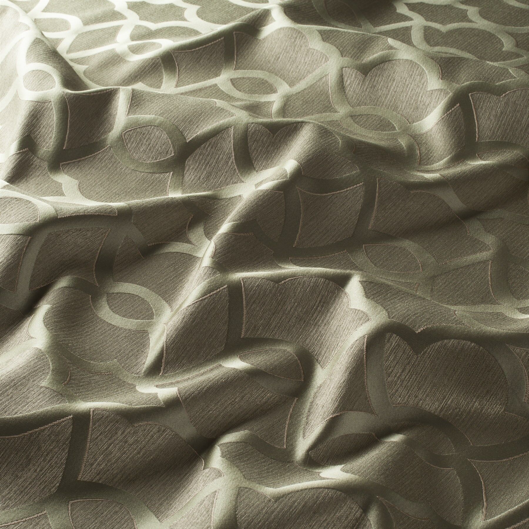 Ja7143 031 Trellis Jab Vorhangstoff Meterware Gemustert Gruen