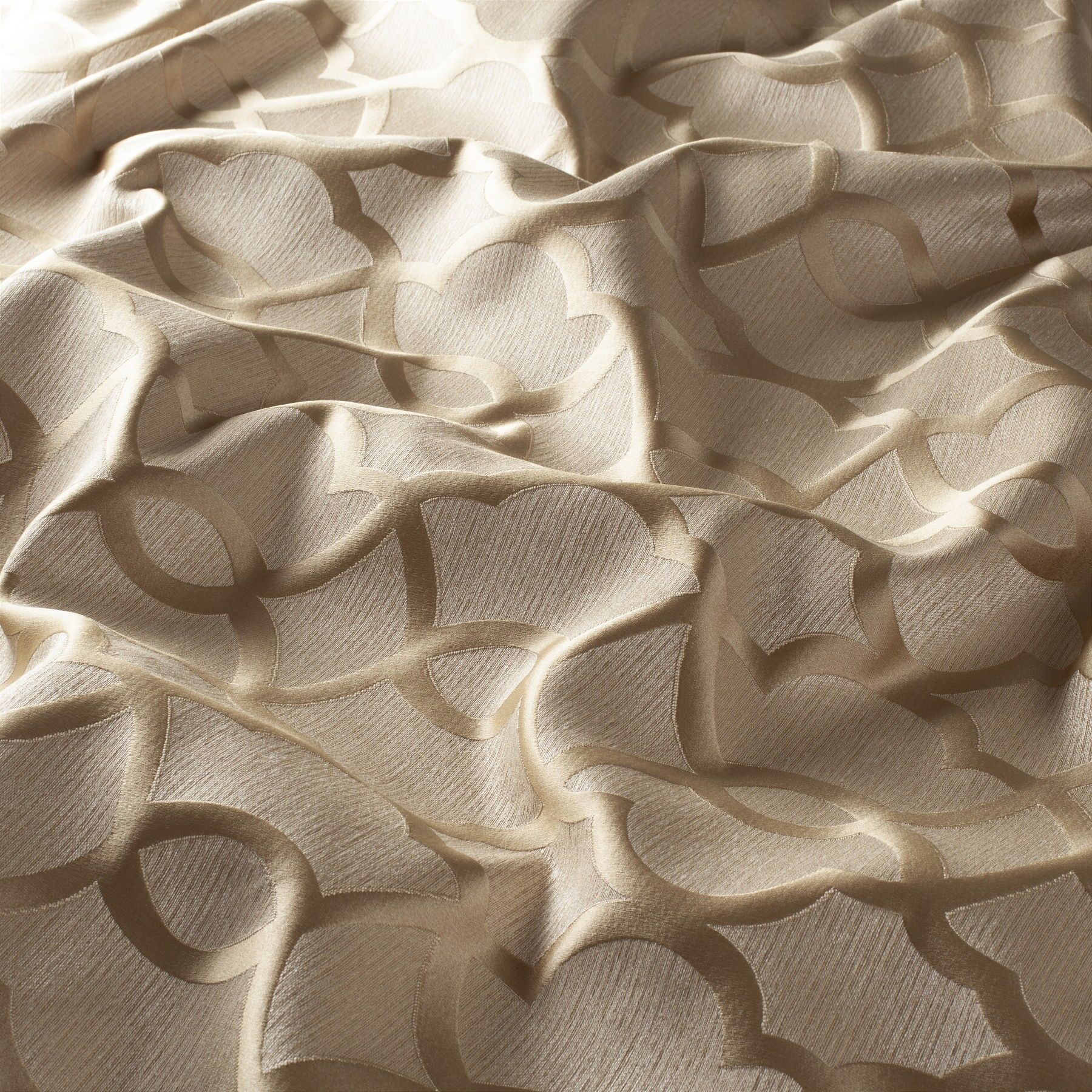 Ja7143 040 Trellis Jab Vorhangstoff Meterware Gemustert Gold