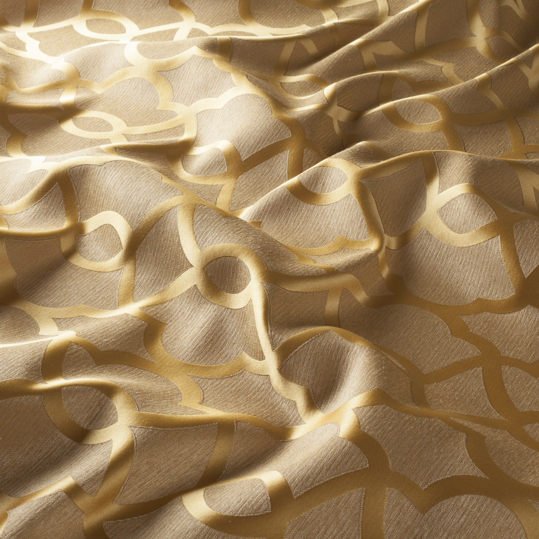 Ja7143 041 Trellis Jab Vorhangstoff Meterware Gemustert Gelb