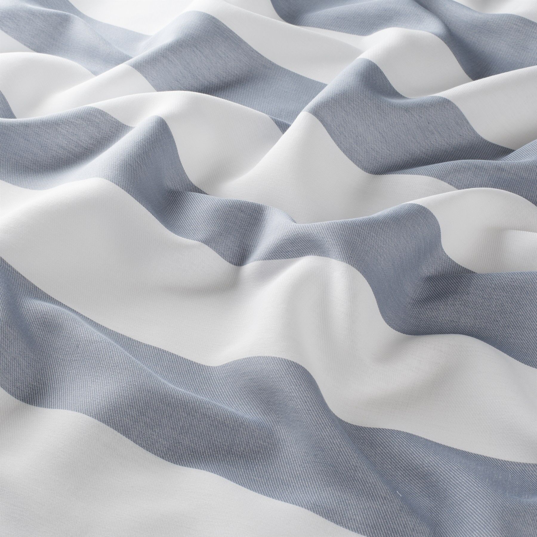 8 1919 050 Limit Jab Vorhangstoff Meterware Gestreift Blau