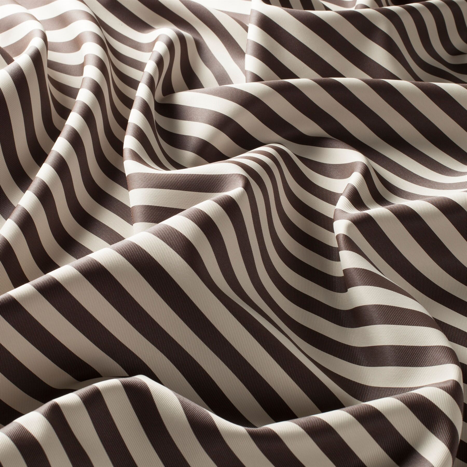 9 7483 020 Marylin Jab Vorhangstoff Meterware Gestreift Braun