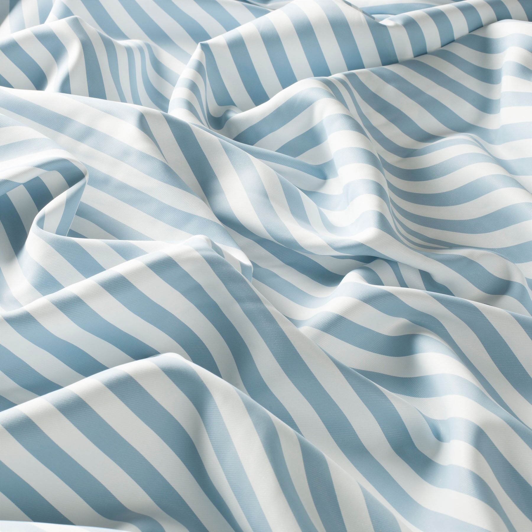 9 7483 050 Marylin Jab Vorhangstoff Meterware Gestreift Blau