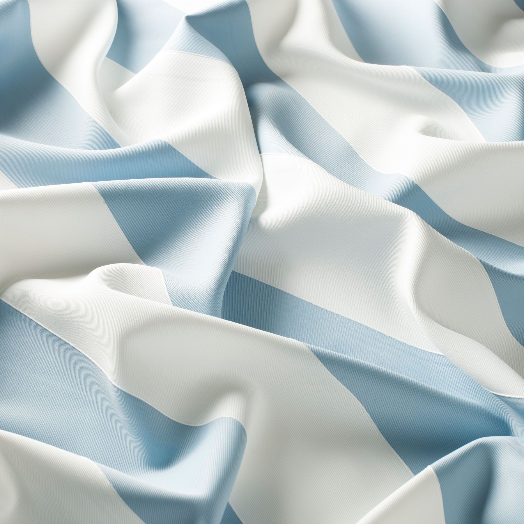 9 7484 050 Tony Jab Vorhangstoff Meterware Gestreift Blau