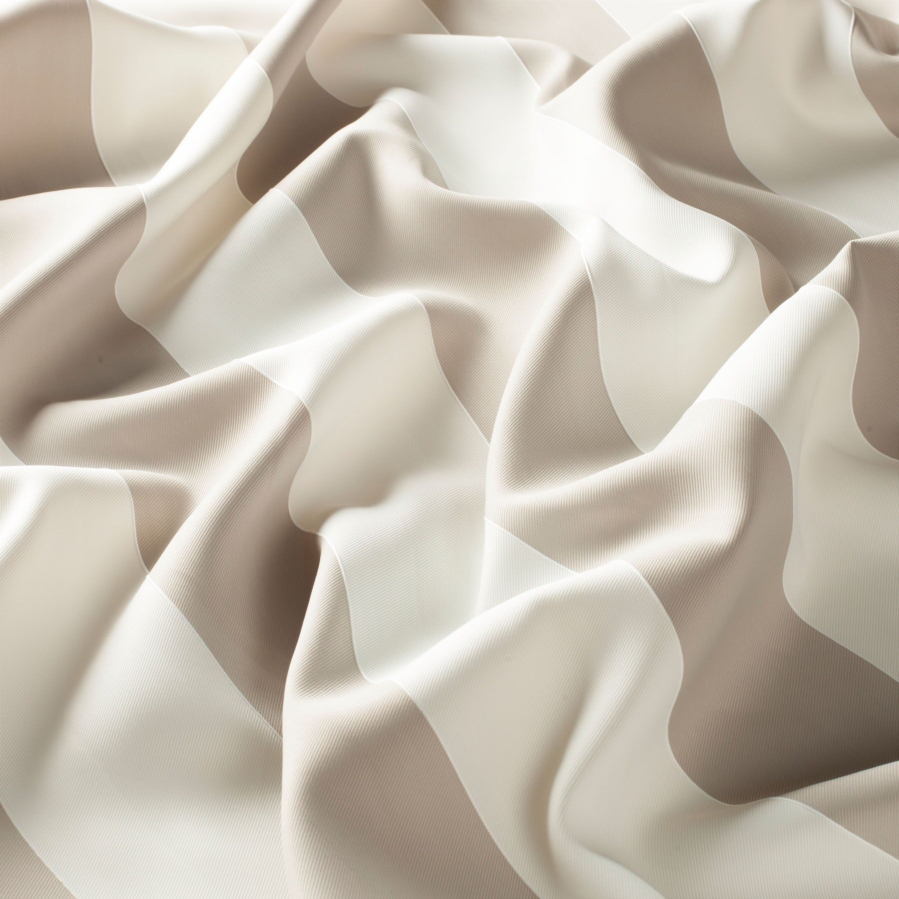 9 7484 072 Tony Jab Vorhangstoff Meterware Gestreift Beige