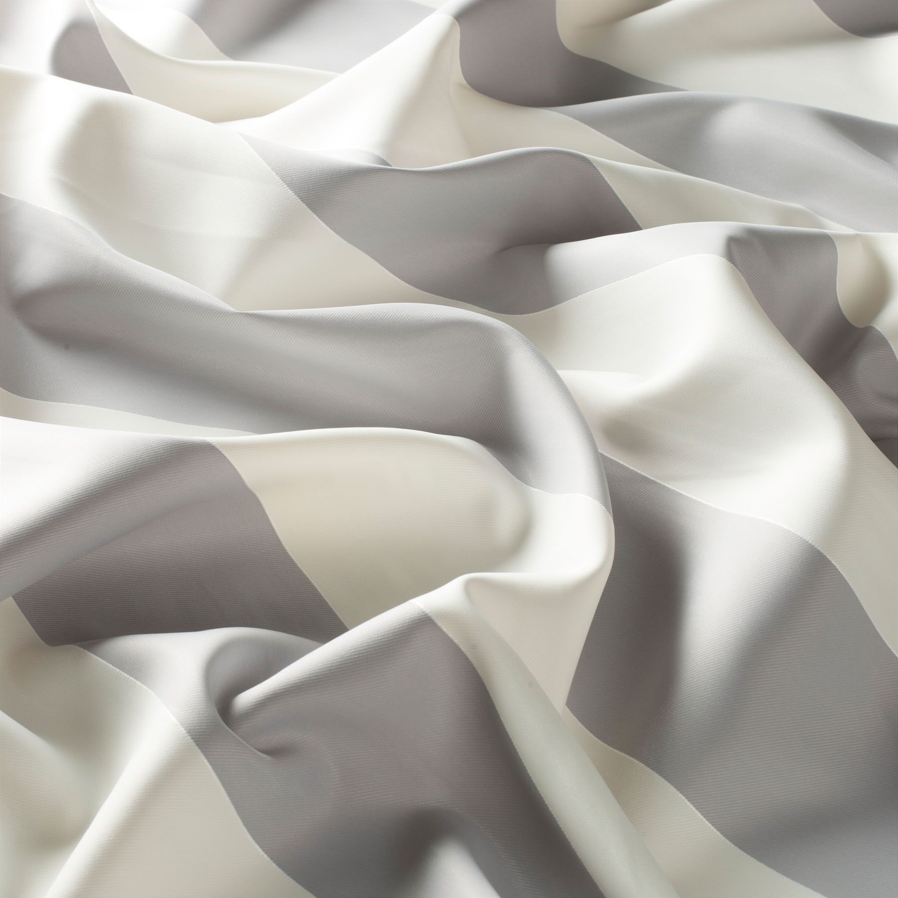 9 7484 091 Tony Jab Vorhangstoff Meterware Gestreift Grau