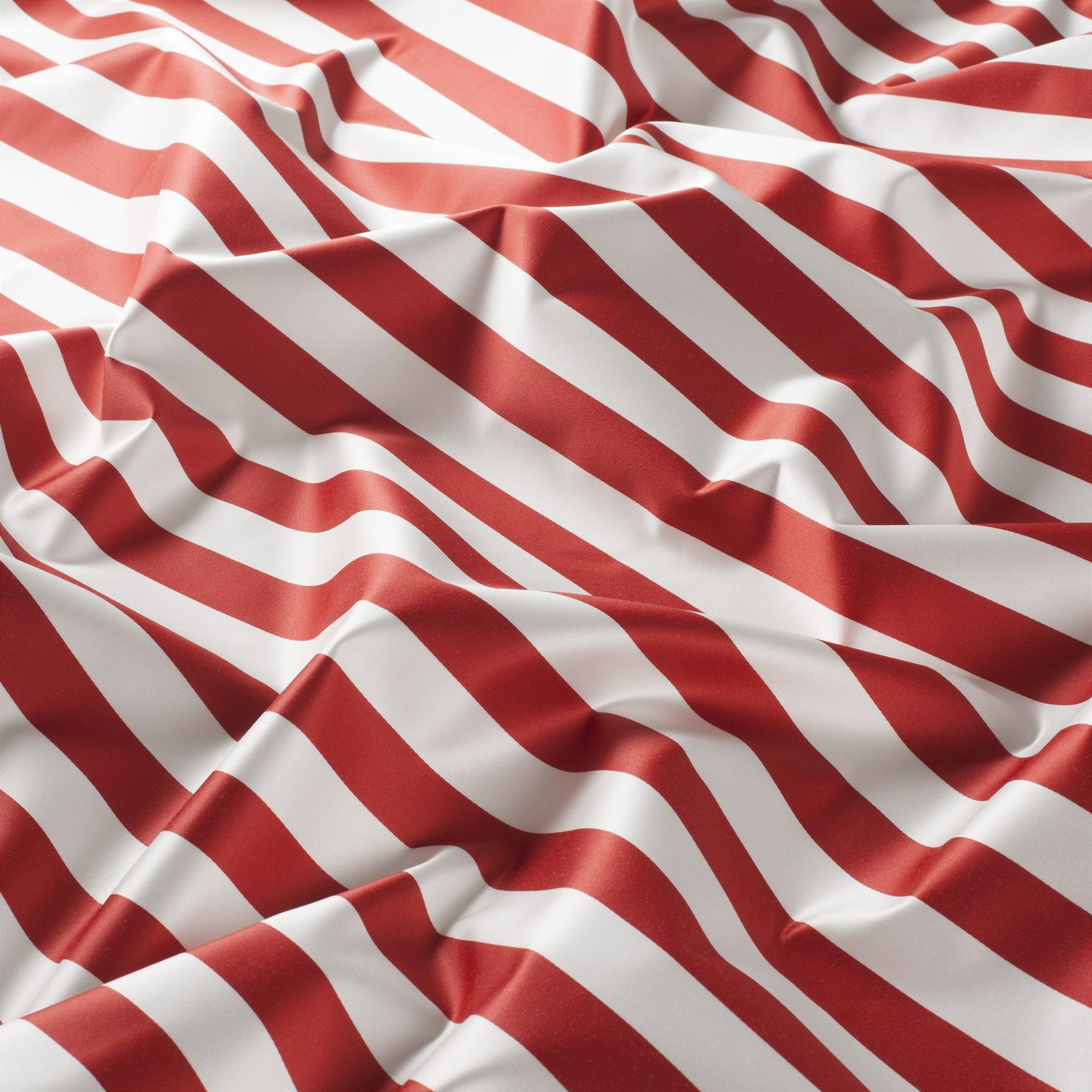 9 7691 010 Timeline Jab Vorhangstoff Meterware Gestreift Rot Weiss