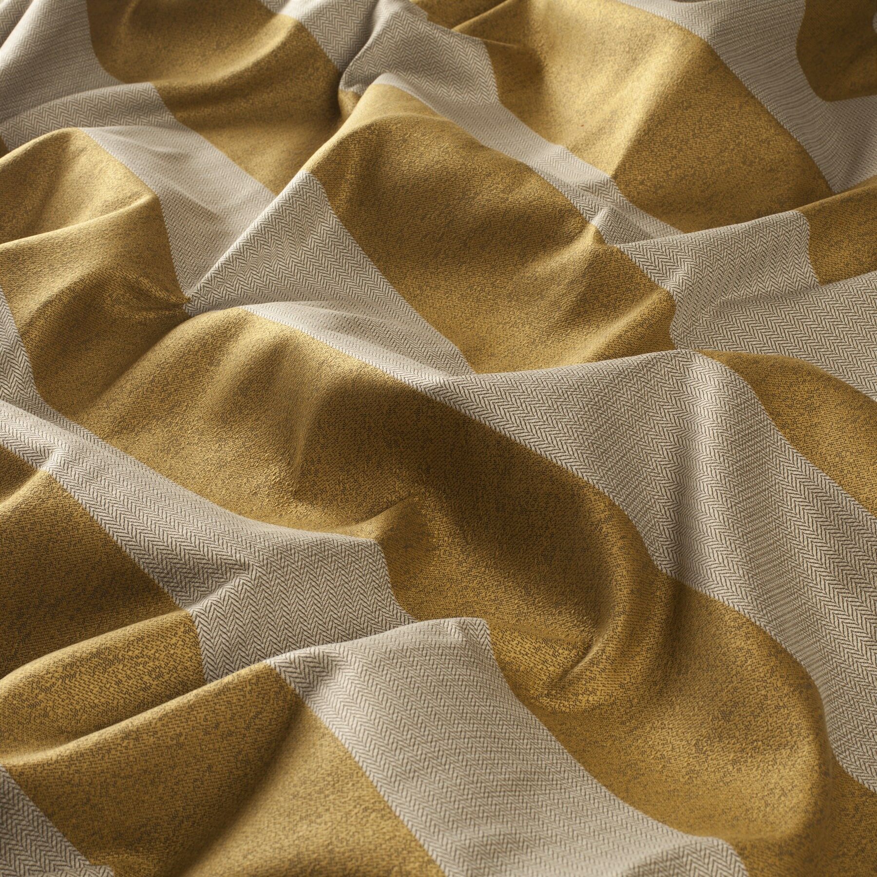 9 7865 040 Blackpool Jab Vorhangstoff Meterware Gestreift Gelb