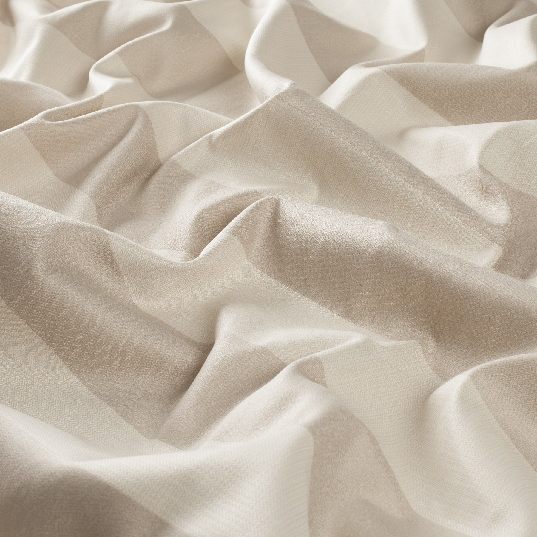 9 7865 070 Blackpool Jab Vorhangstoff Meterware Gestreift Beige