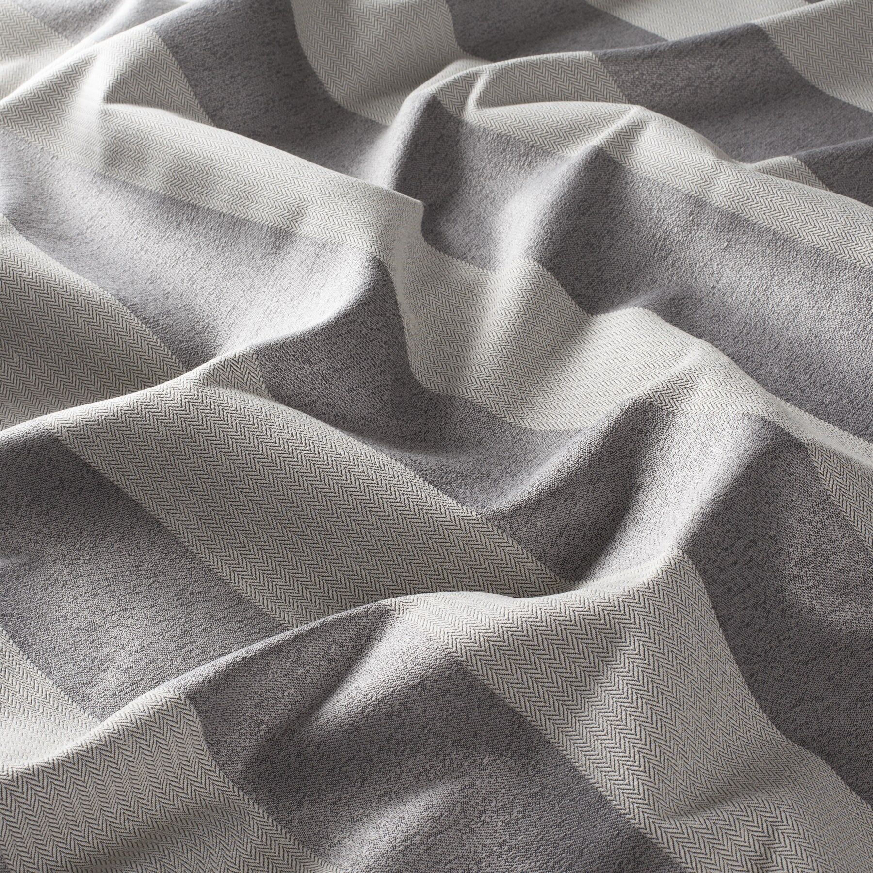 9 7865 091 Blackpool Jab Vorhangstoff Meterware Gestreift Grau 9 7865 091 Blackpool Jab Vorhangstoff Meterware Gestreift Grau