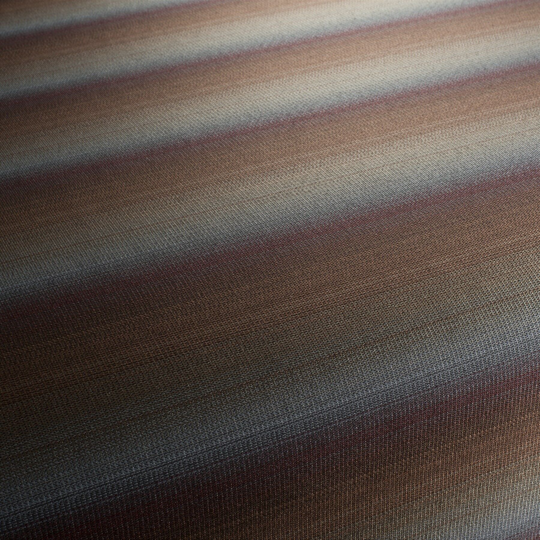 Cx2012 020 Colorflow Jab Polsterstoff Meterware Gestreift Braun