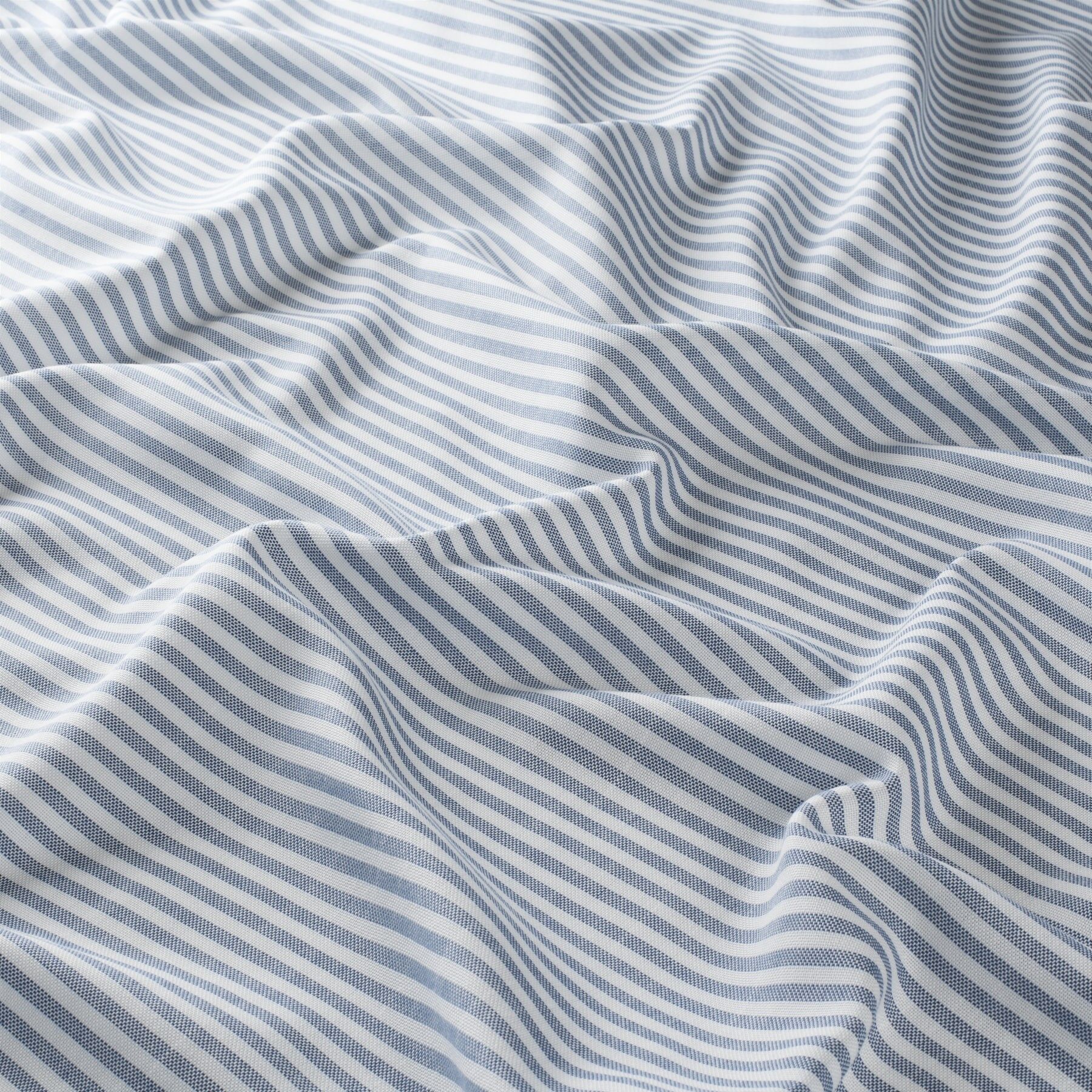 Gs1001 051 Sally Jab Vorhangstoff Meterware Gestreift Blau