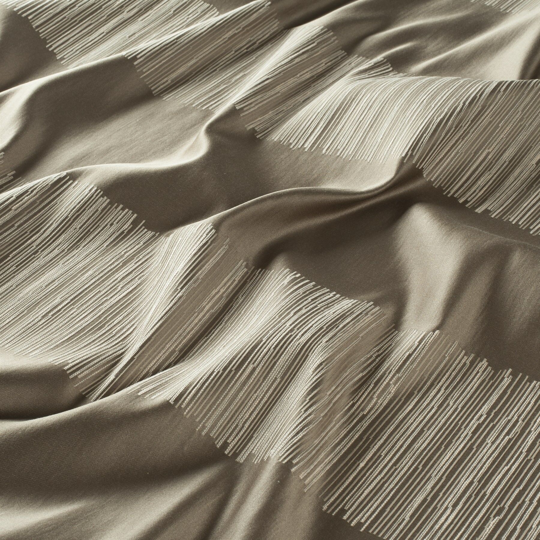 Ja7082 020 Rubana Jab Vorhangstoff Meterware Gemustert Braun