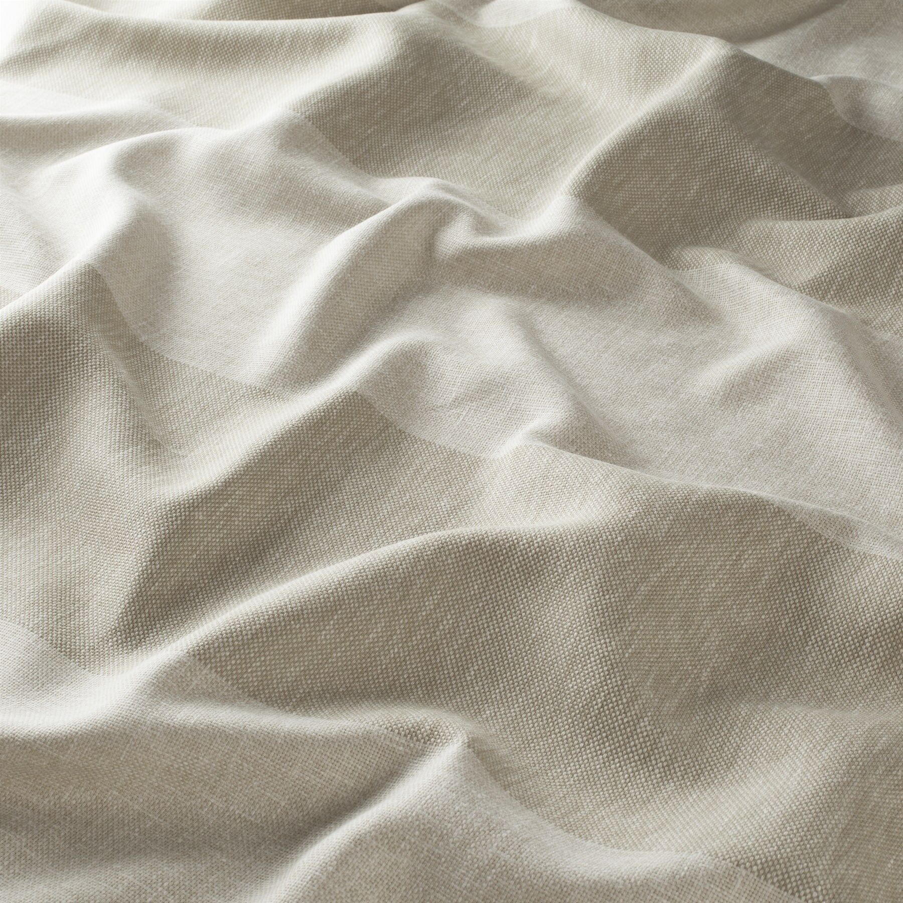 8 1918 030 Linea Jab Vorhangstoff Meterware Gestreift Gruen Beige