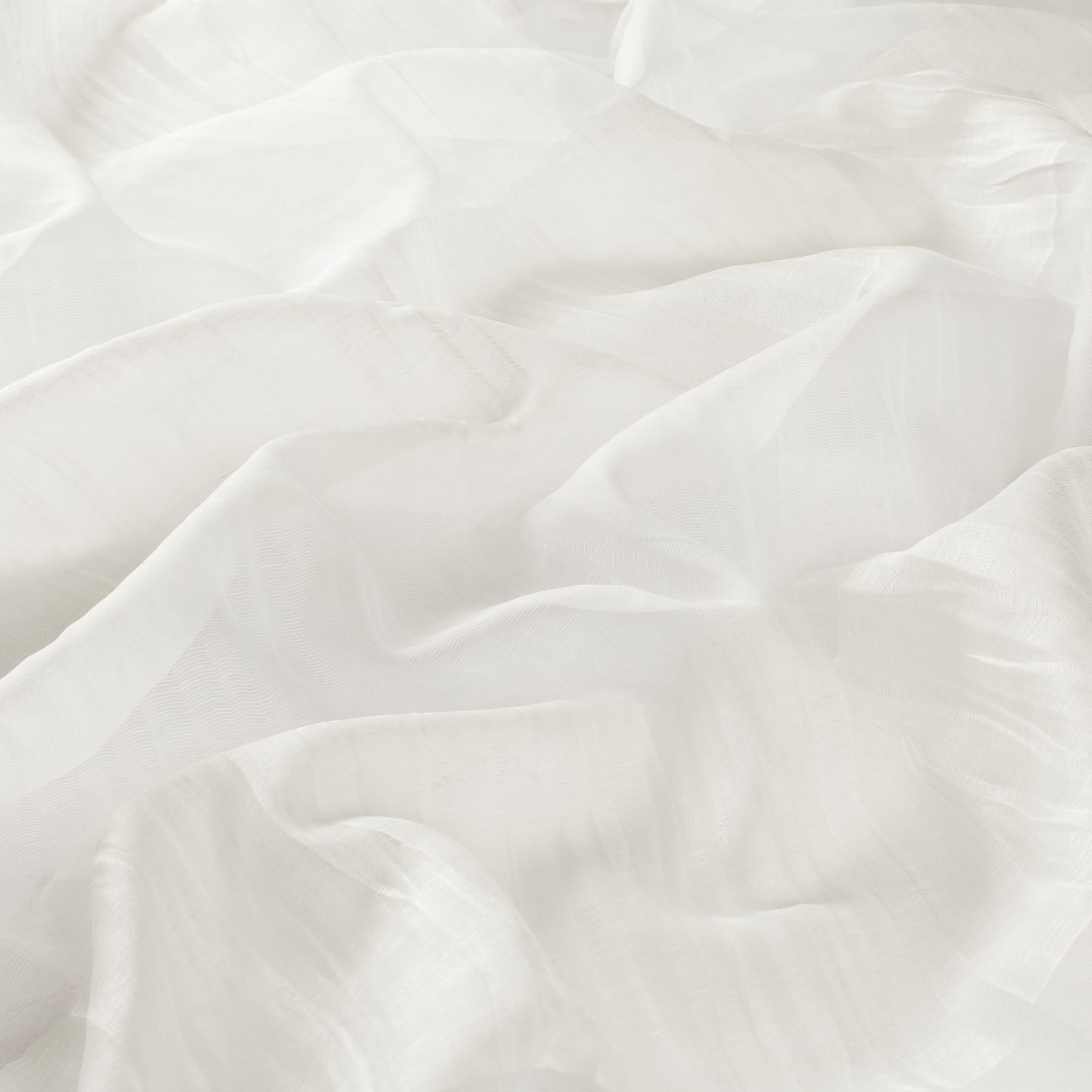 9 7856 090 Loftline Jab Gardinenstoff Meterware Gestreift Weiss