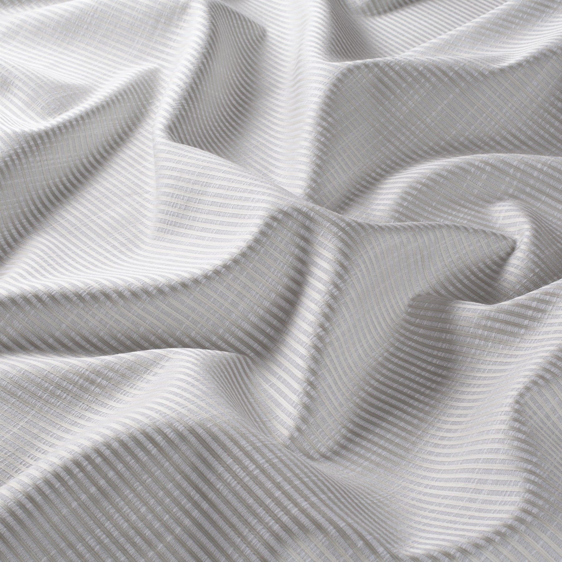 9 7895 070 Fiala Jab Vorhangstoff Meterware Gestreift Grau