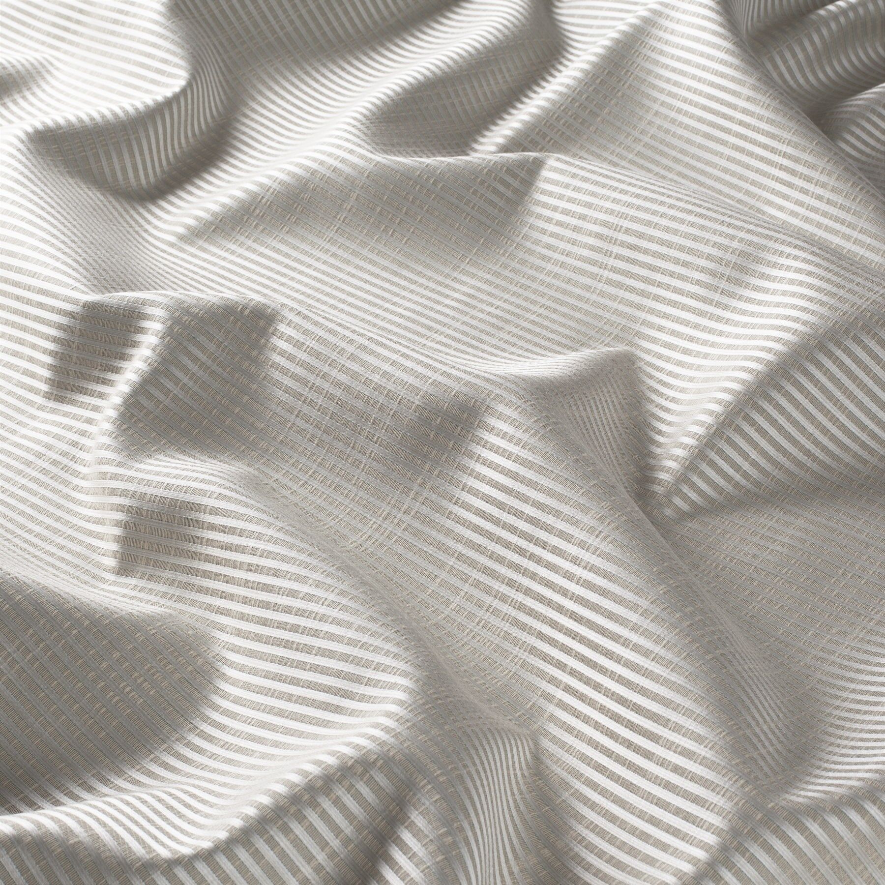 9 7895 071 Fiala Jab Vorhangstoff Meterware Gestreift Beige